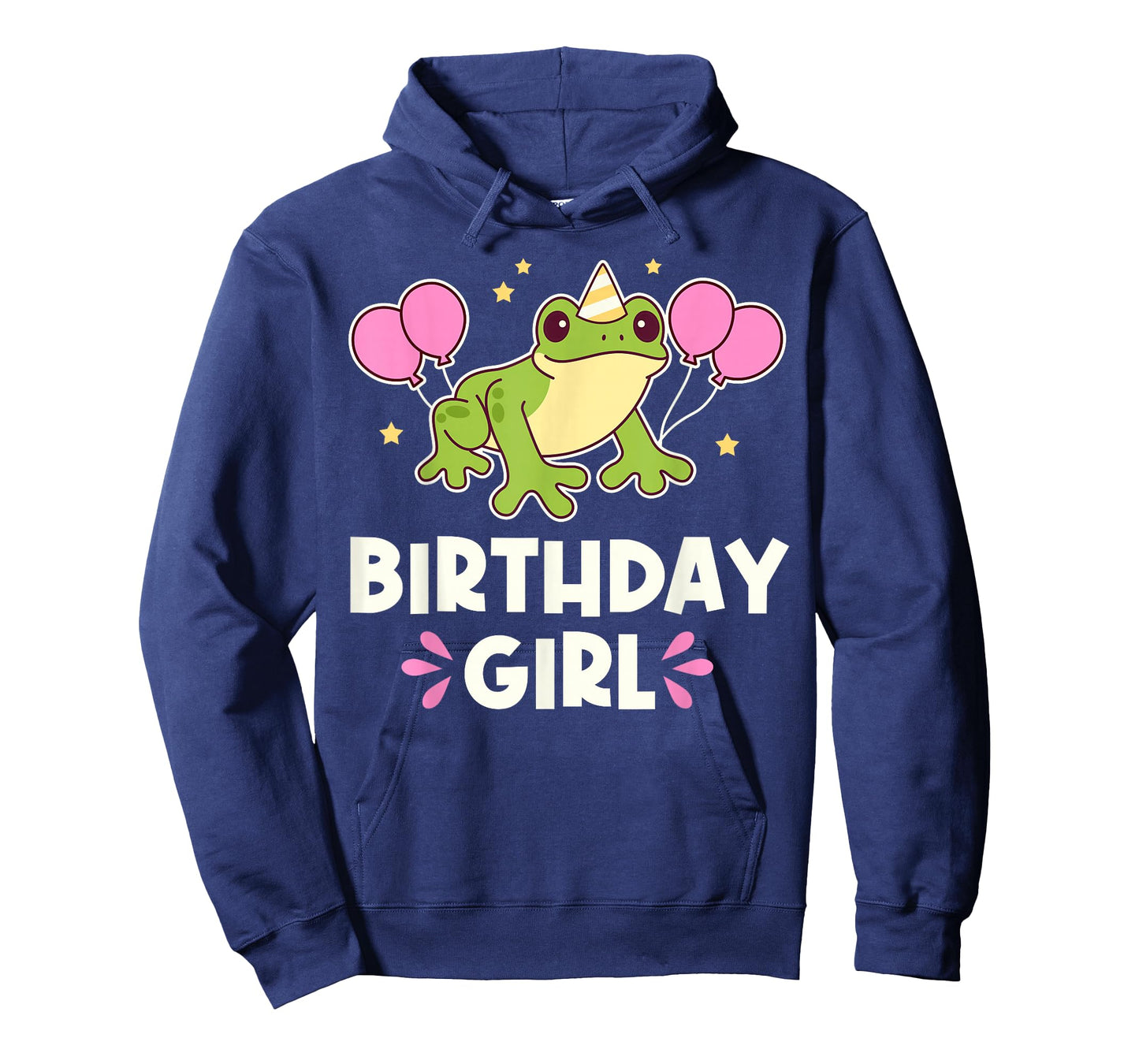 Cute Birthday Girl Frog Graphic T-Shirt