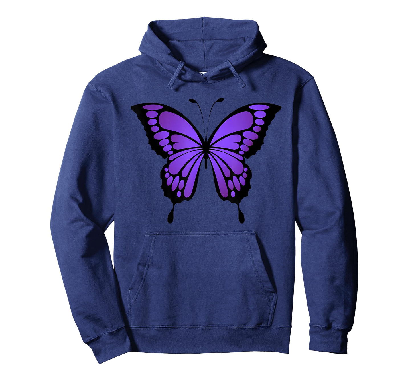 Vibrant Purple Butterfly T-Shirt