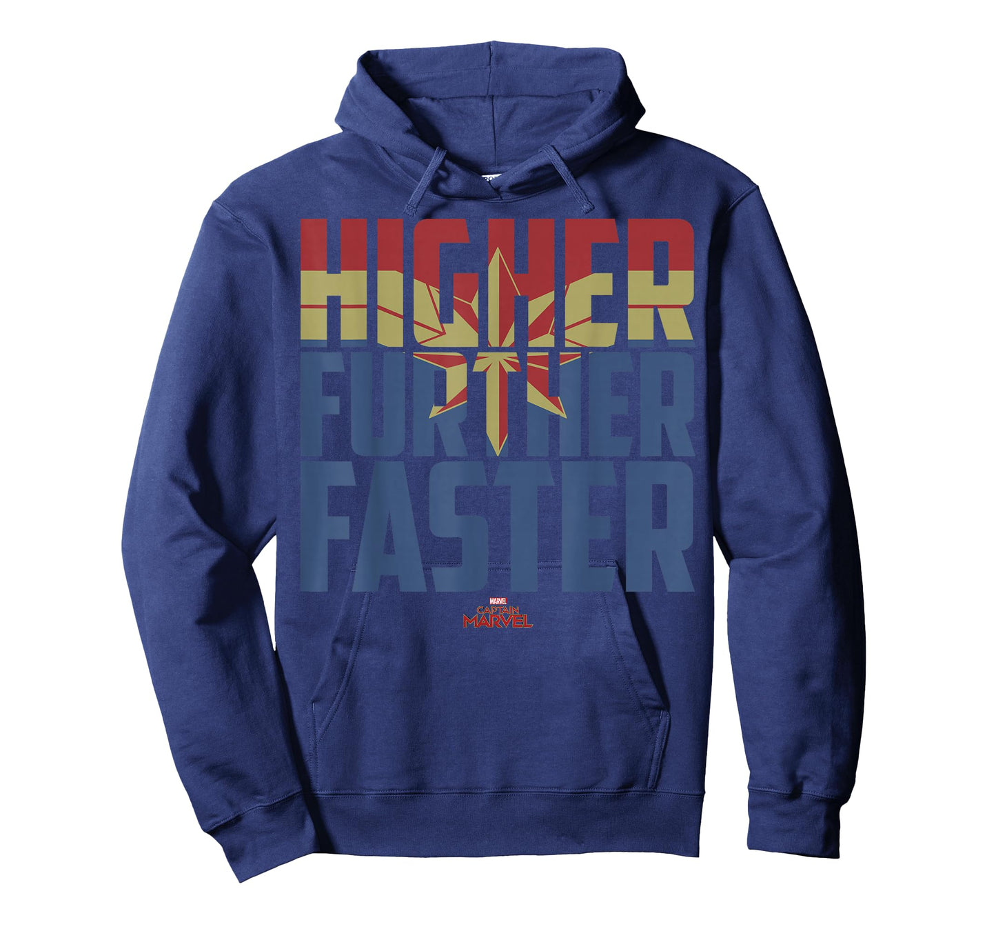Captain Marvel Movie Higher Further Faster Graphic T-Shirt T-Shirt