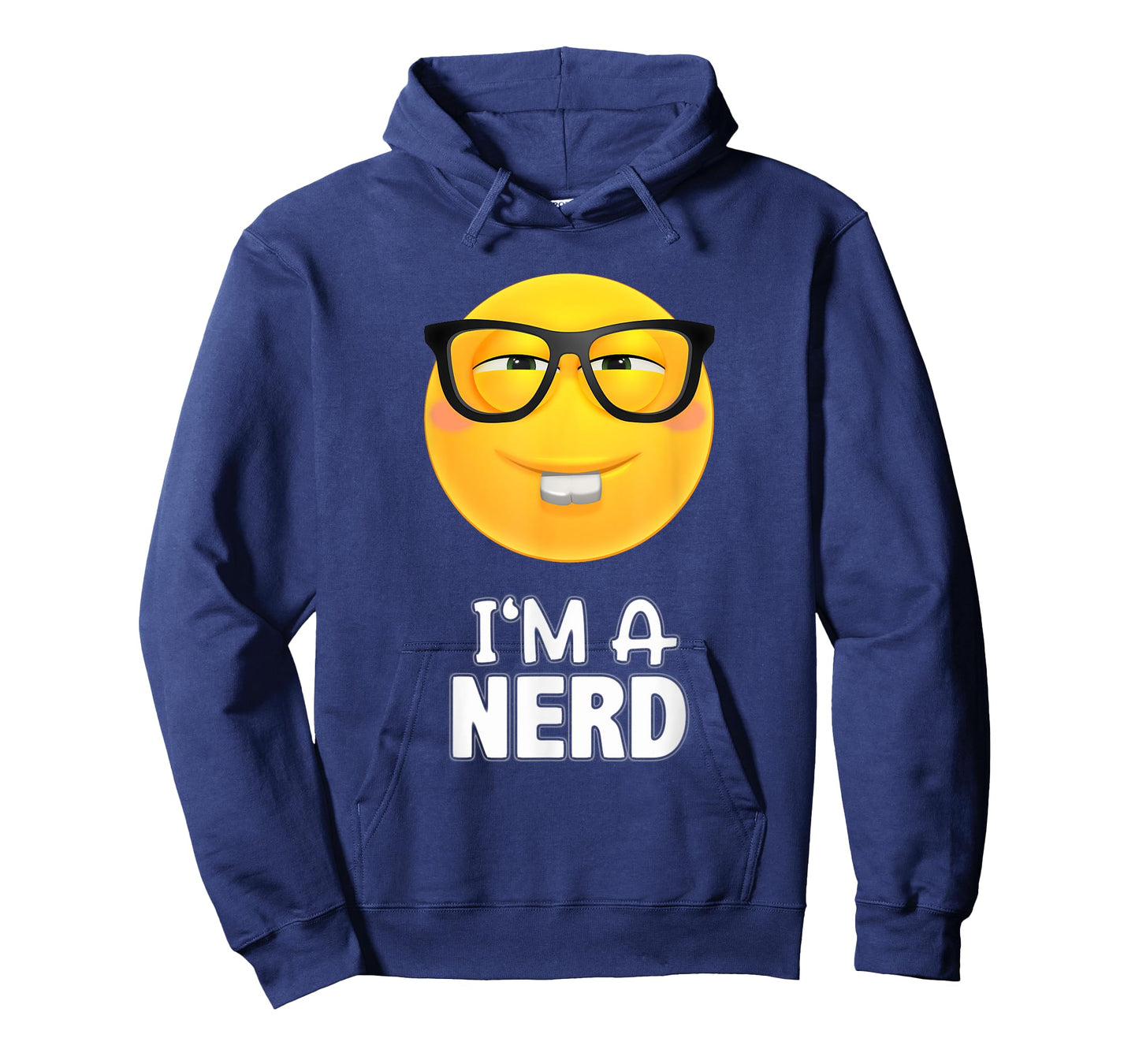 I'm A Nerd Glasses Emoticon SHIRT - Yellow Face Tee T-Shirt