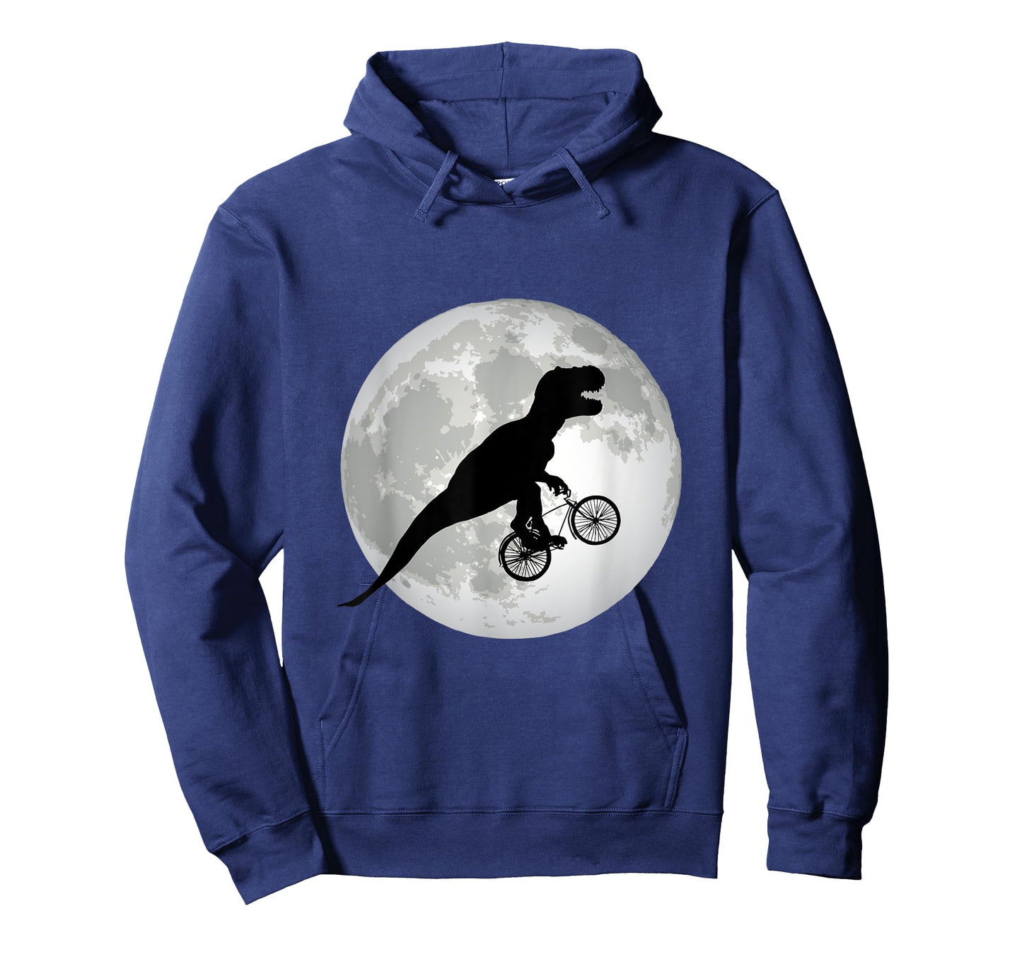 T-Rex Cycling Over The Moon, Trex on Bike, Funny Dinosaur T-Shirt