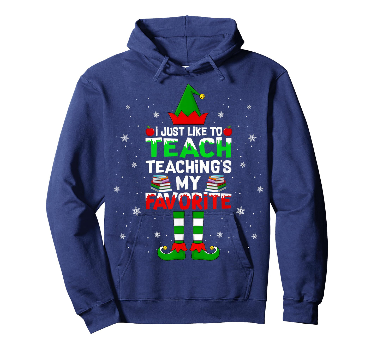 I Just Like to Teach Teaching My Favorite Christmas Teacher T-Shirt