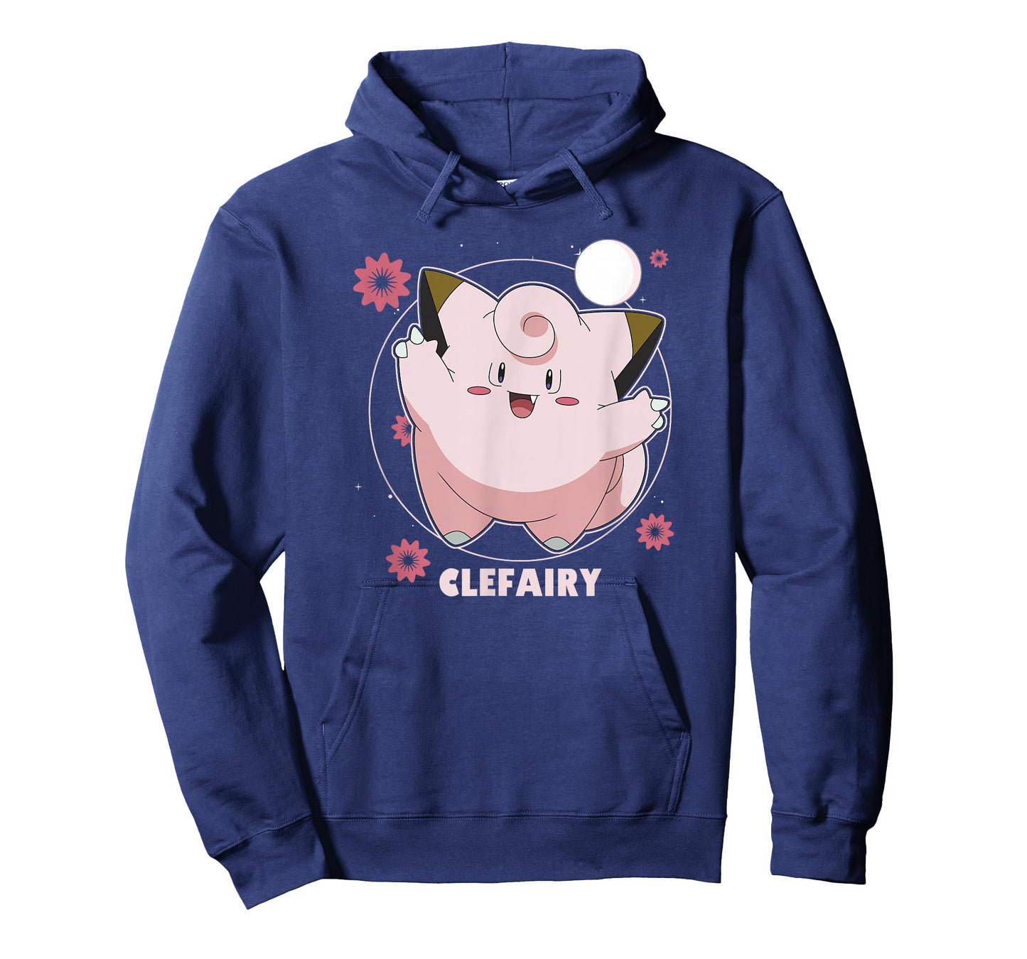 Pokémon Clefairy Happy Bubble Floral Portrait T-Shirt