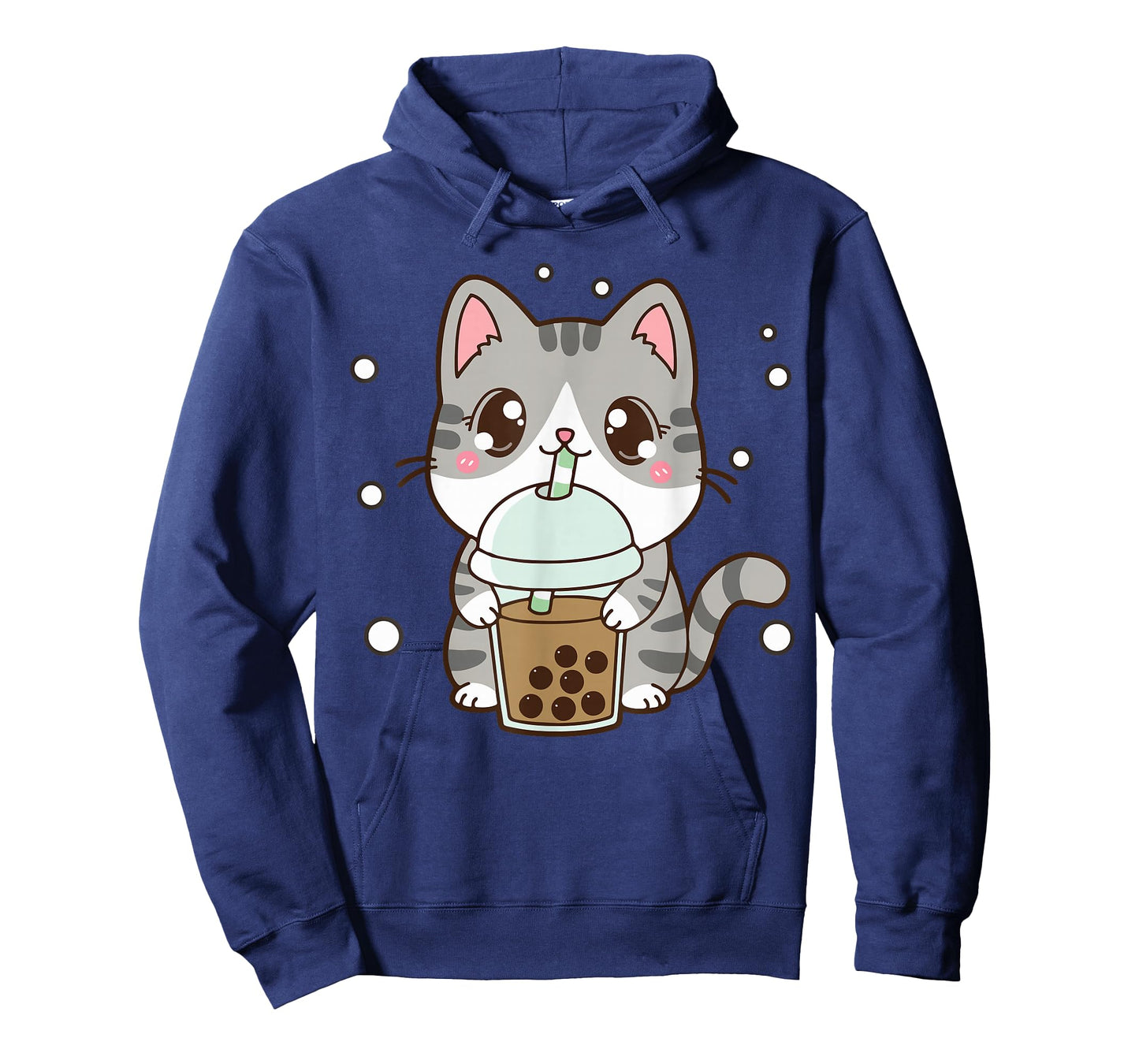 Cat Boba Tea Cat Women Teen Girl Japanese Anime Cute Graphic T-Shirt