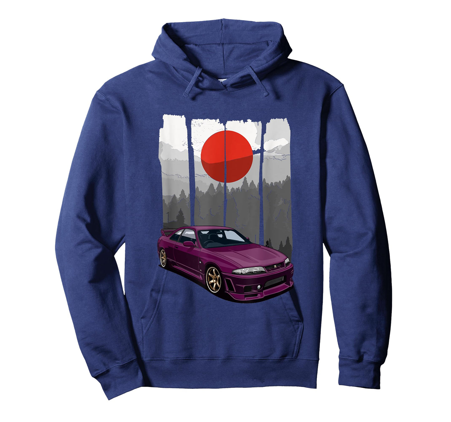 JDM Skyline R33 Car Tuning Japan Rising Sun Drift T-Shirt