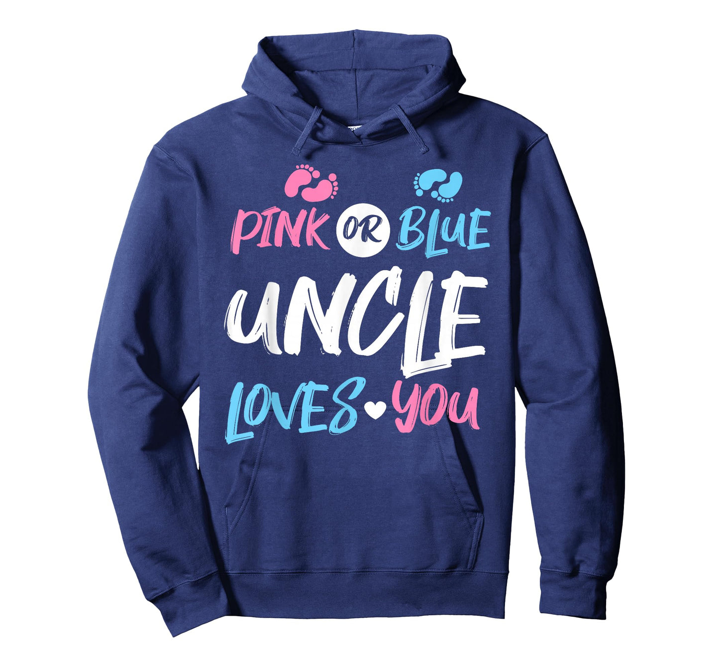 Pink or Blue Uncle Loves You Gender Reveal T-Shirt