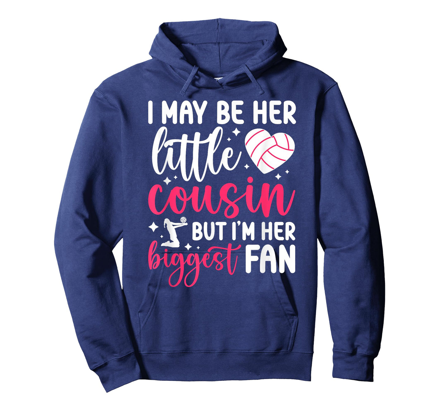 Her Biggest Fan Volleyball Cousin Volleyball Player Cousin T-Shirt