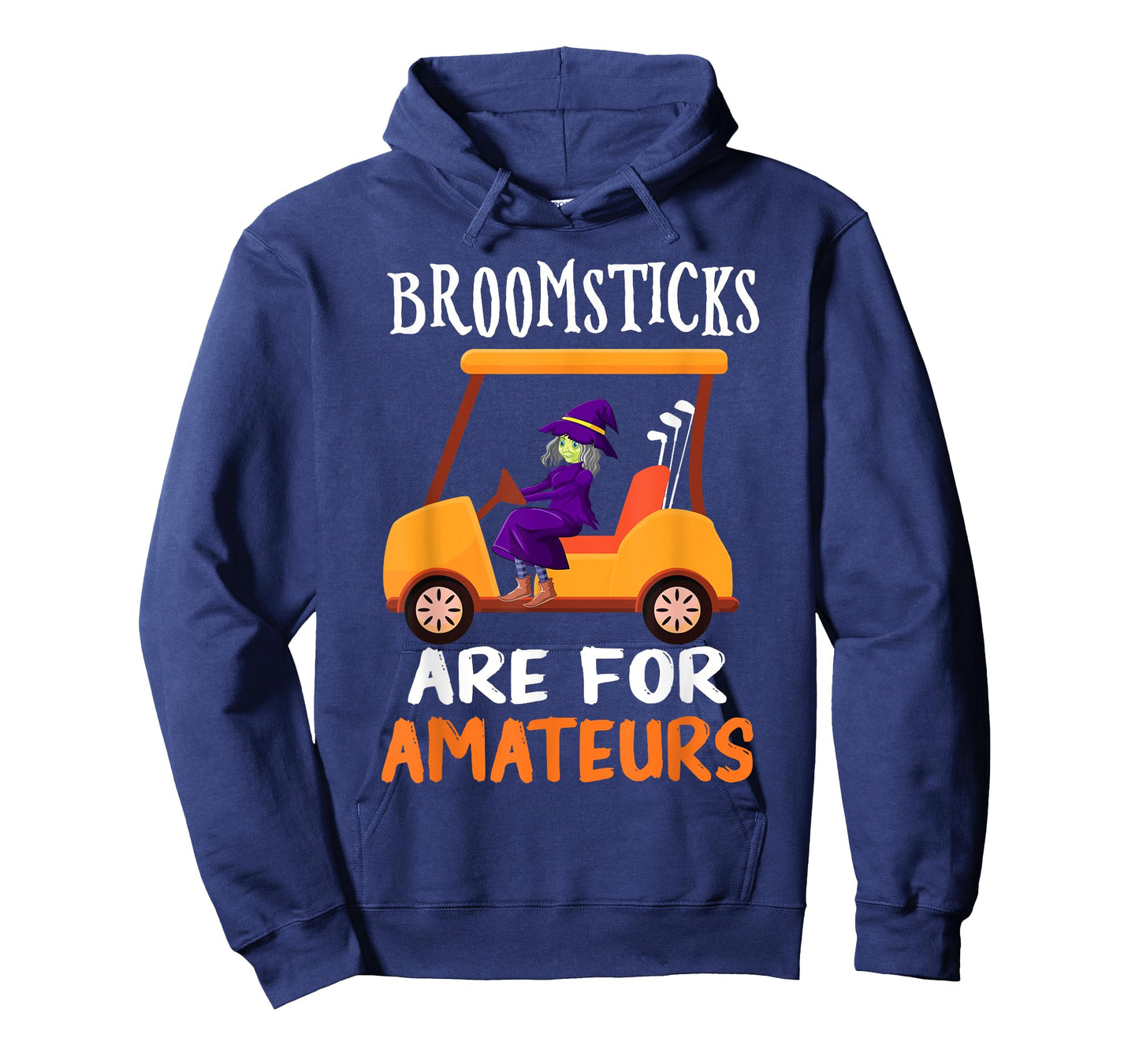 Broomsticks Are For Amateurs Witch Golf Cart Halloween T-Shirt