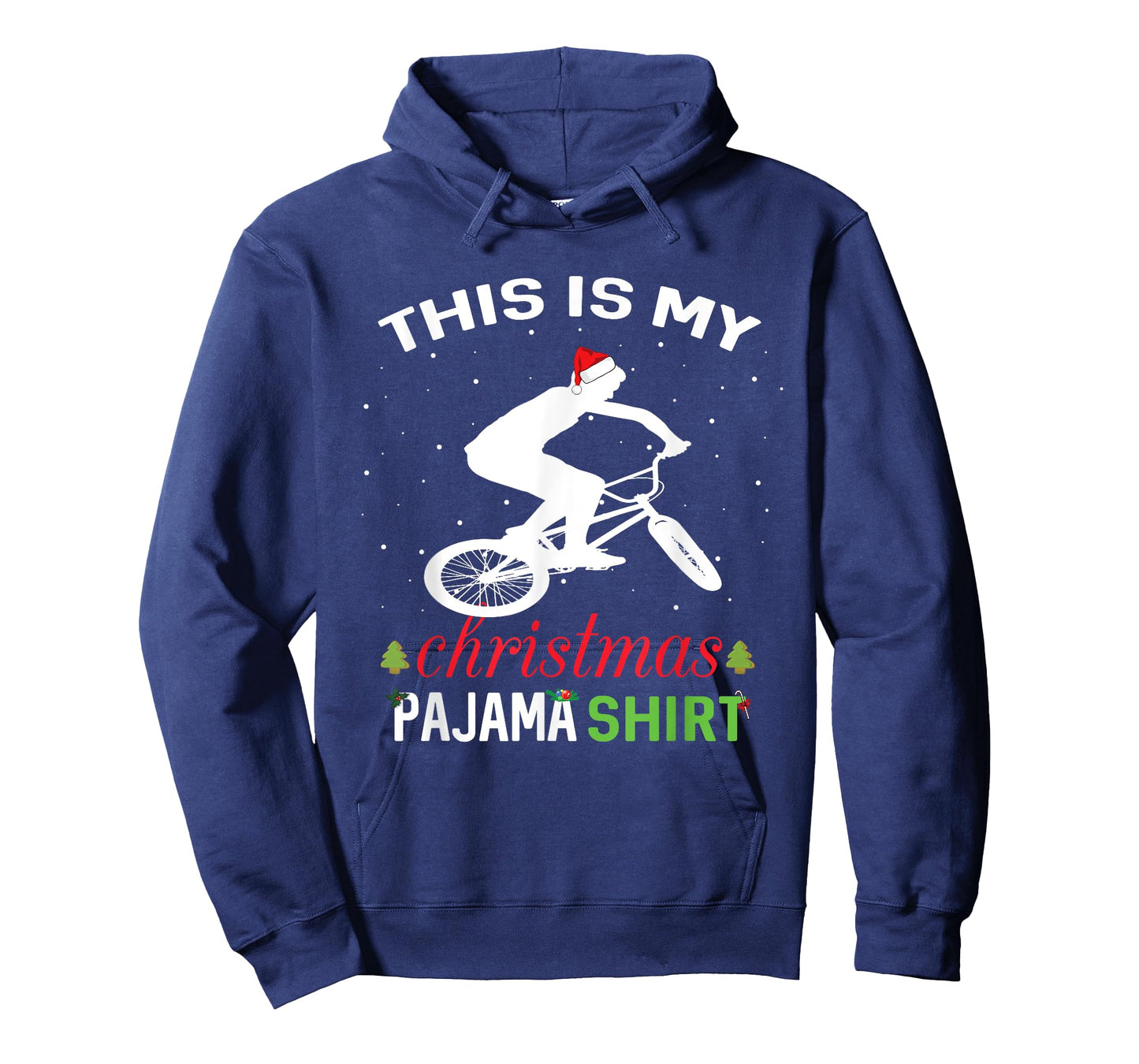 BMX Rider Xmas Gift Tee Family Matching Pajama T-Shirt