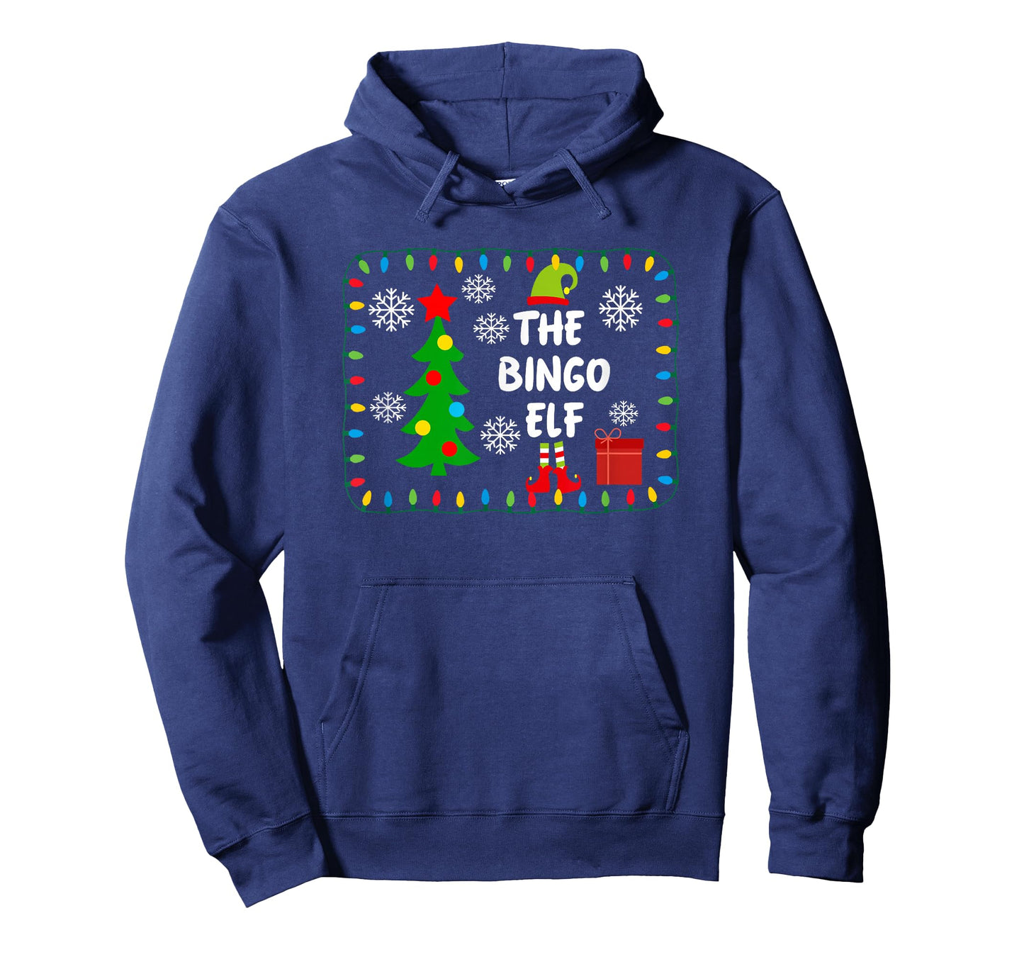 The Bingo Elf - Cute Xmas Tree Lights Friends - T-Shirt