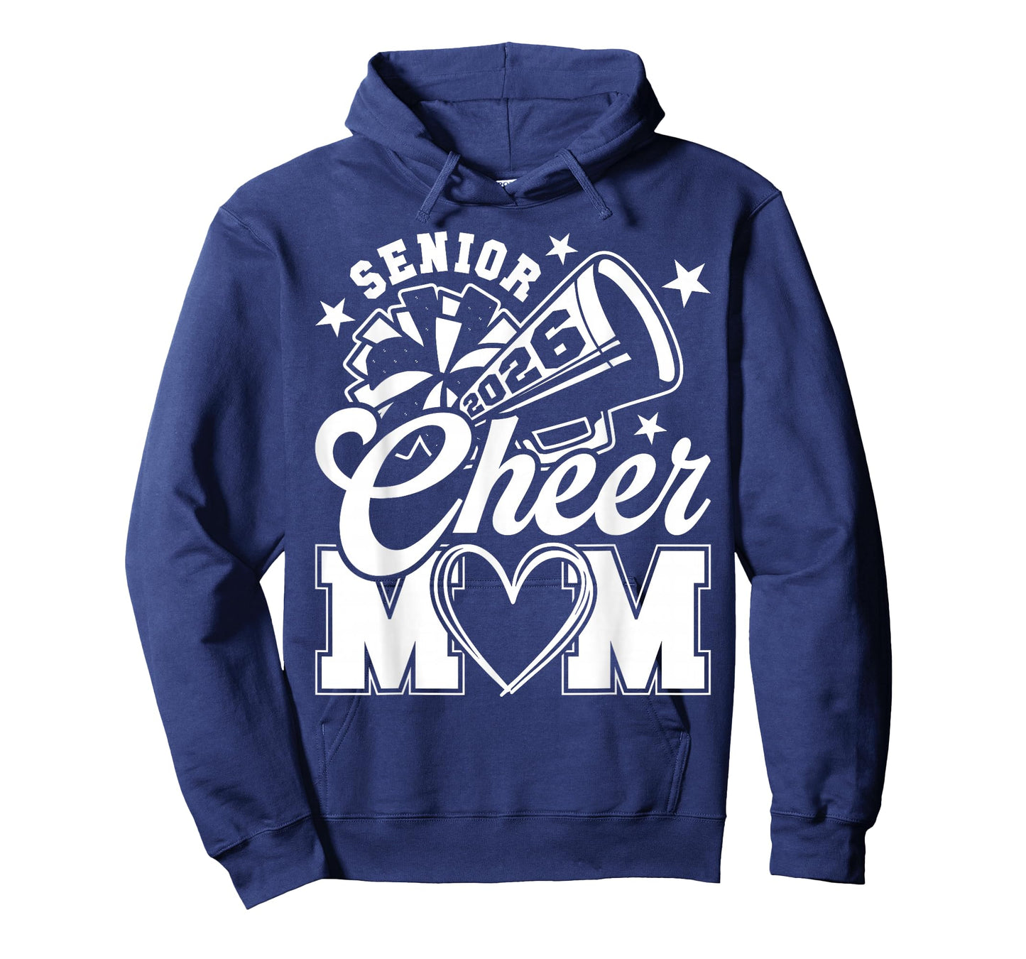 Senior Cheer Mom 2026 Proud Cheerleader Mom Class of 2026 T-Shirt