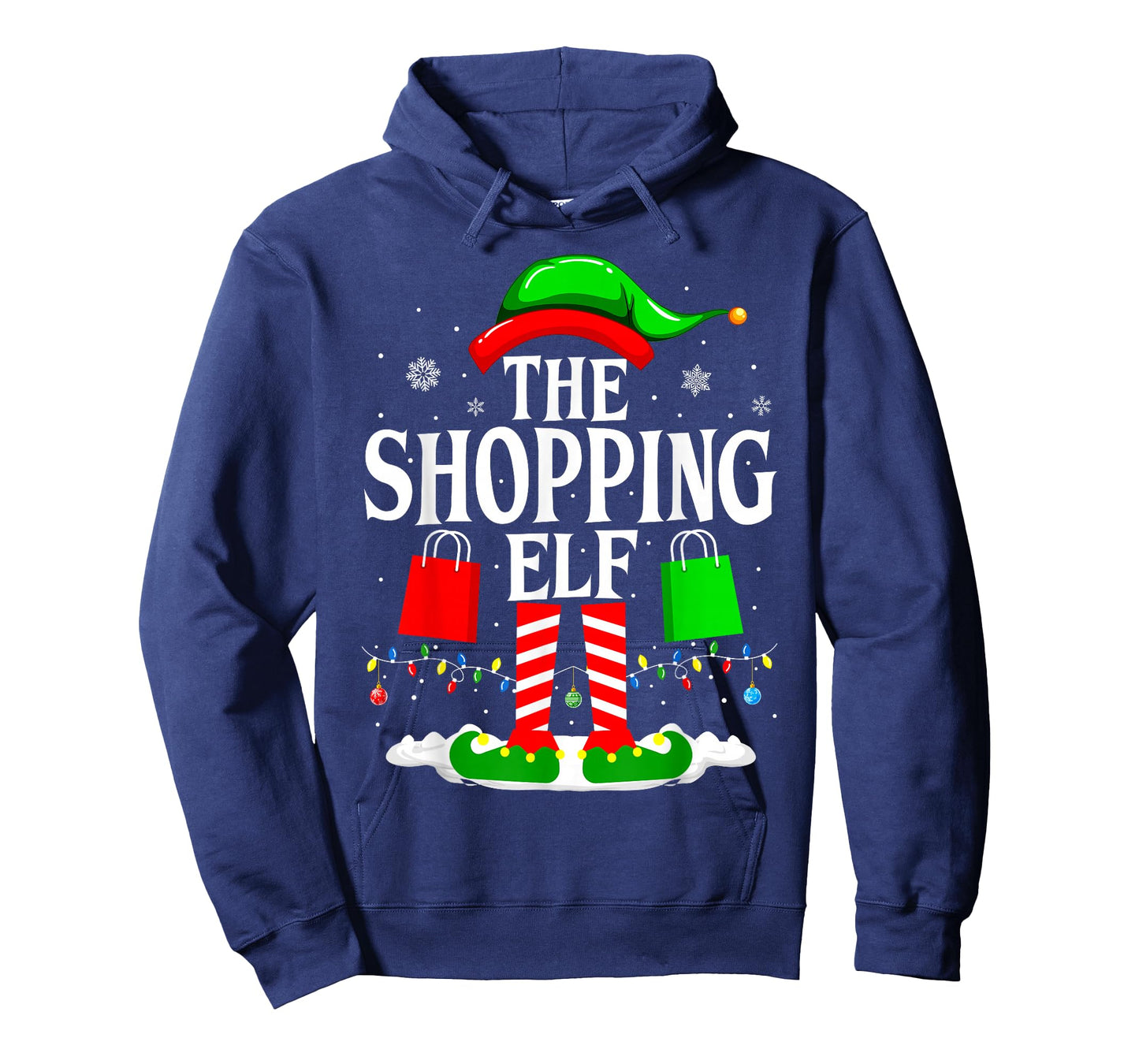 The Shopping Elf Funny Xmas Family matching Christmas T-Shirt