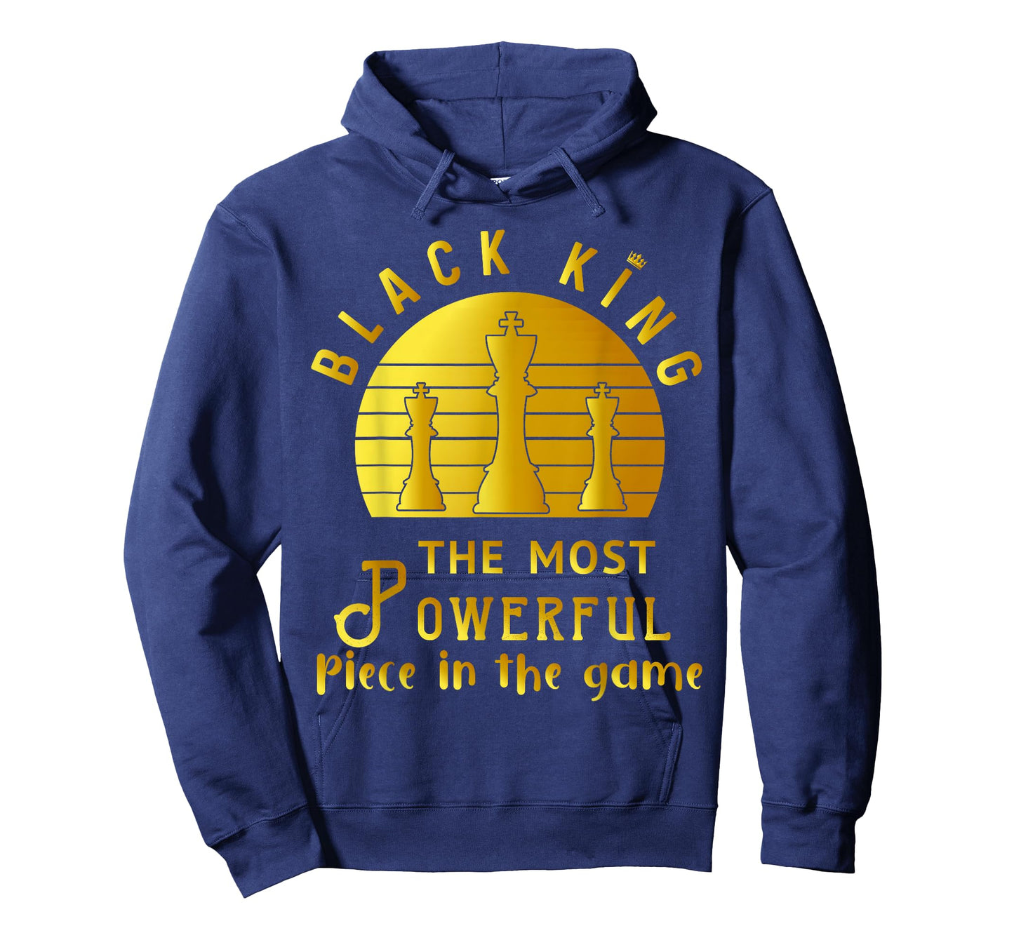 Black King The Most Powerful Piece in The Game Men Boy T-Shirt