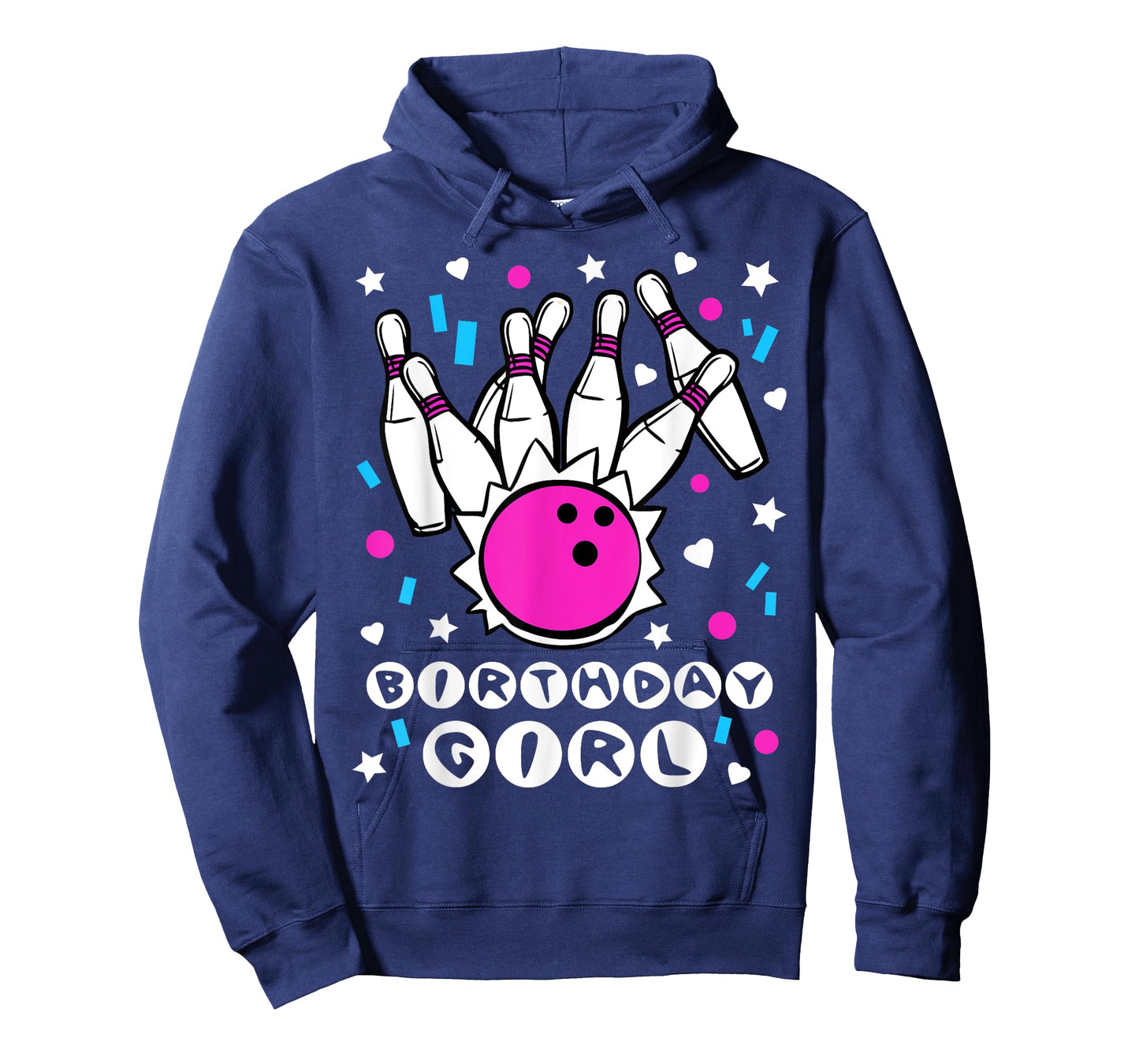 Birthday girl Bowling Party Cool Kids Cute Pins Bowl Gift T-Shirt