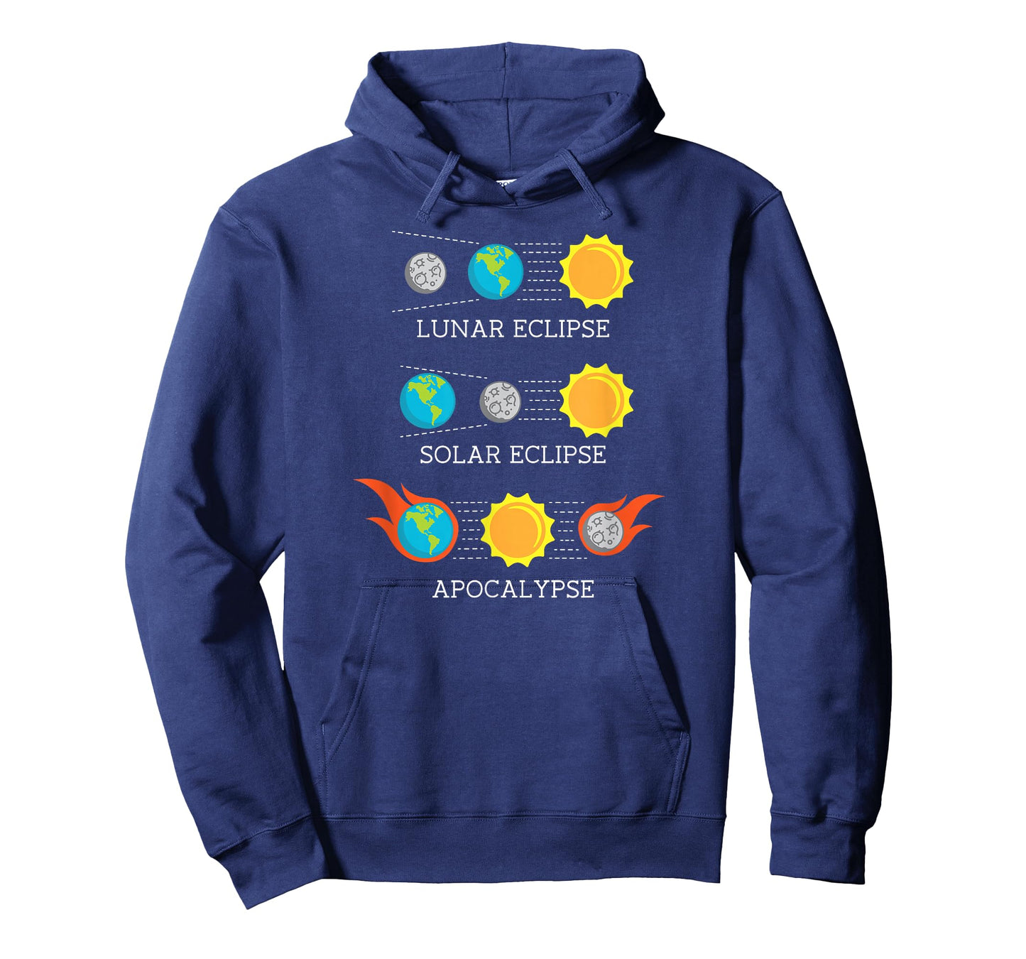 Total Solar Eclipse Funny Apocalypse Lunar Space shirt gift T-Shirt