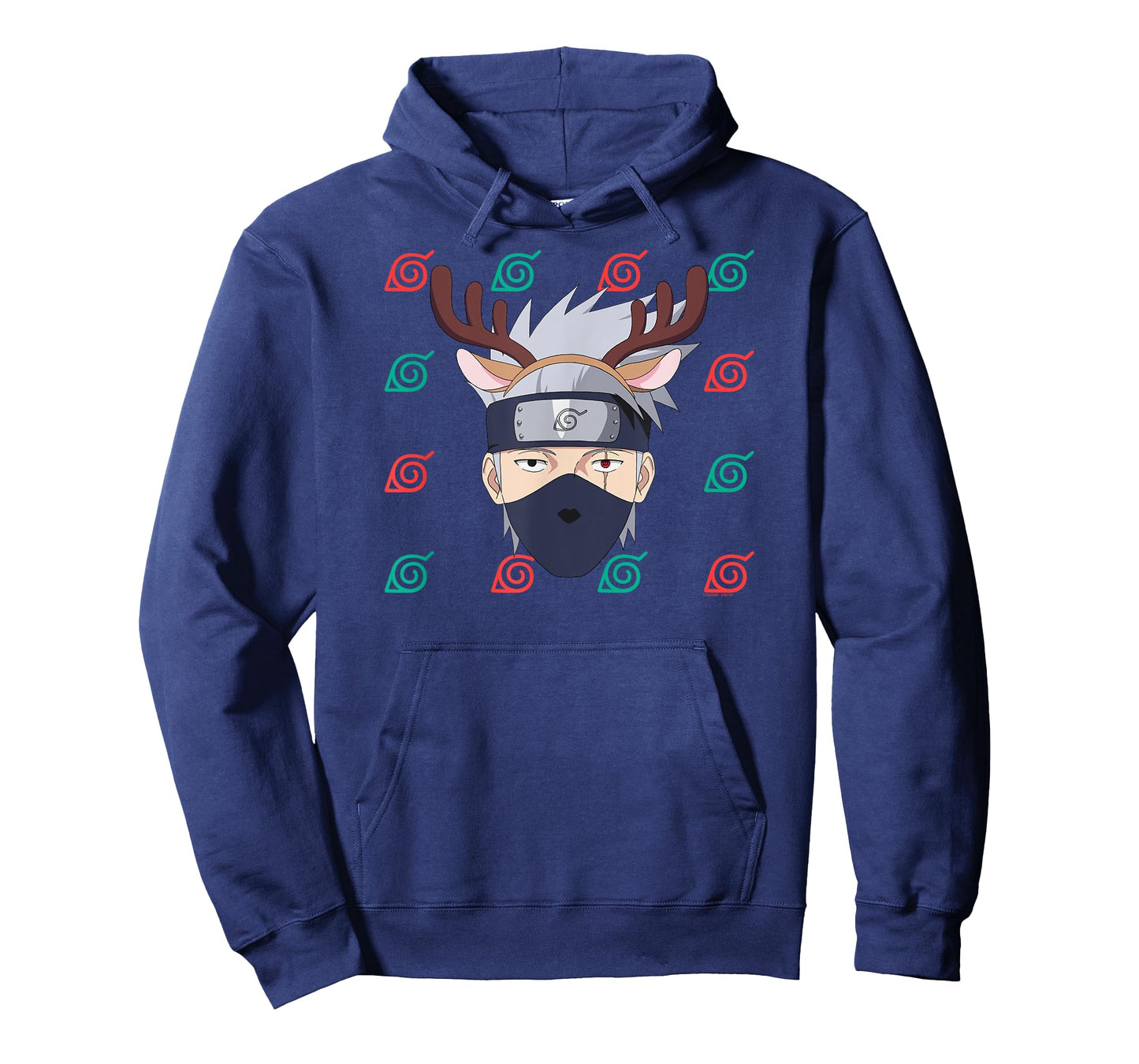 Naruto Shippuden Kakashi Christmas Reindeer Anime T-Shirt