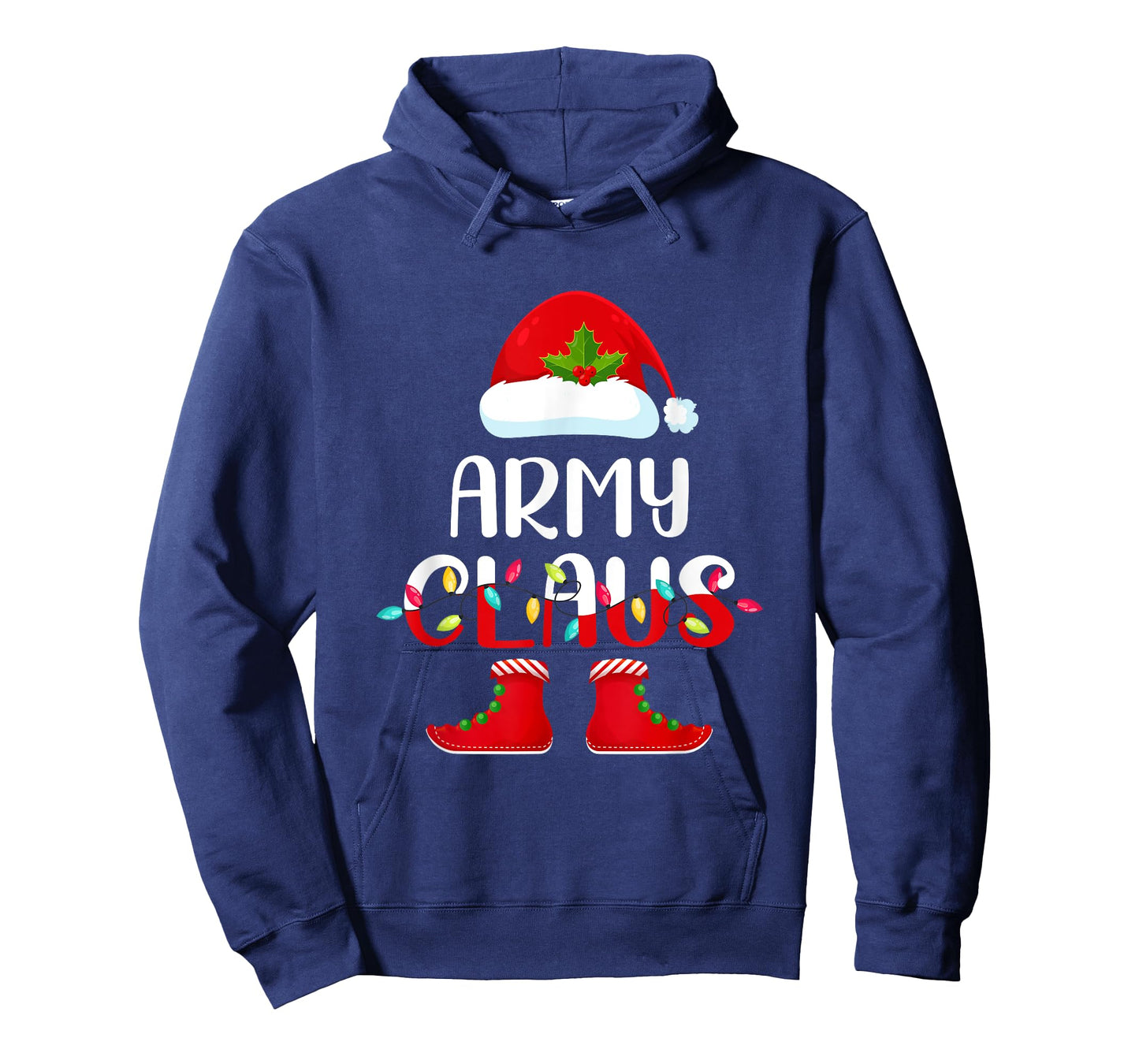 Santa Army Claus Elf Matching Family Group Christmas T-Shirt