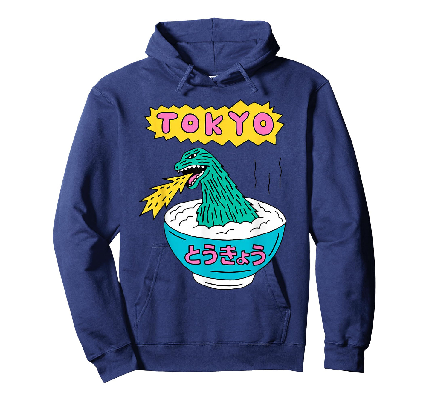 Tokyo Japan Funny Vintage Monster Attack On Soup Ramen Gifts T-Shirt
