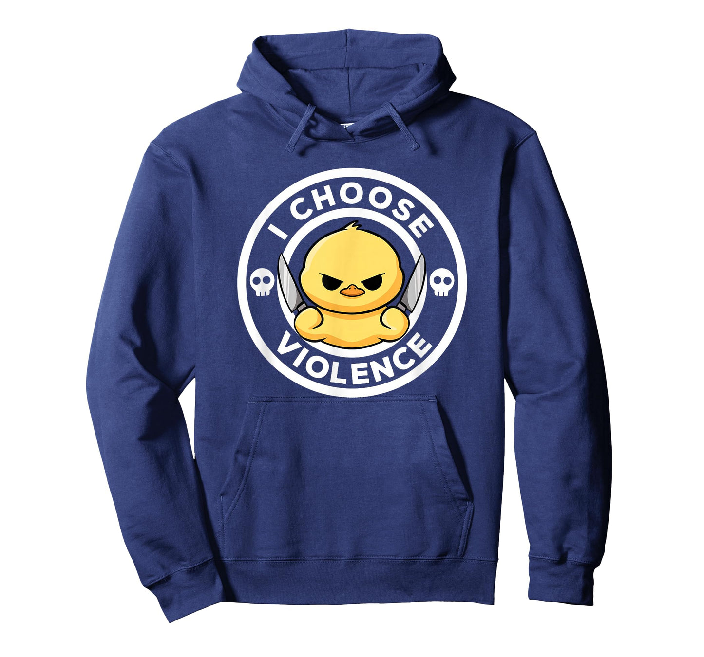 I Choose Violence Today Duck Irony And Sarcasm Funny Duck T-Shirt