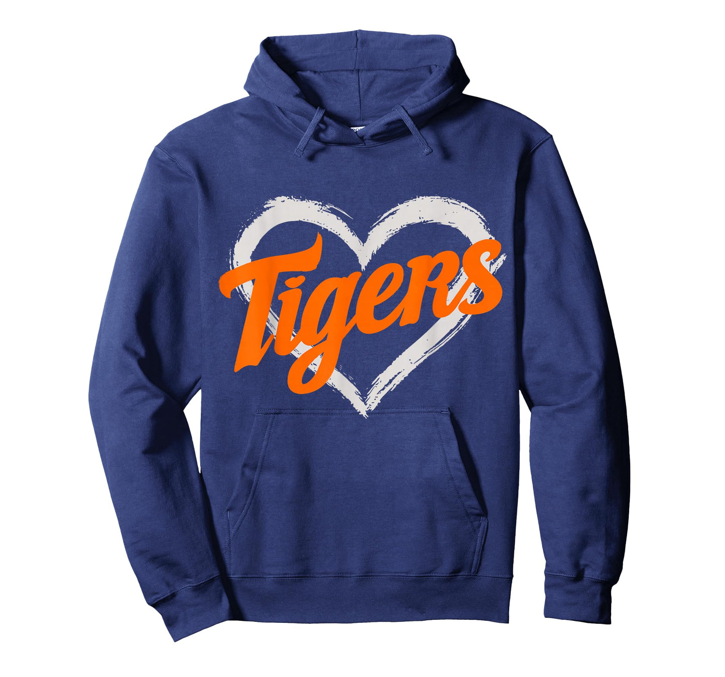 Vintage Tigers Heart Throwback Retro T-Shirt