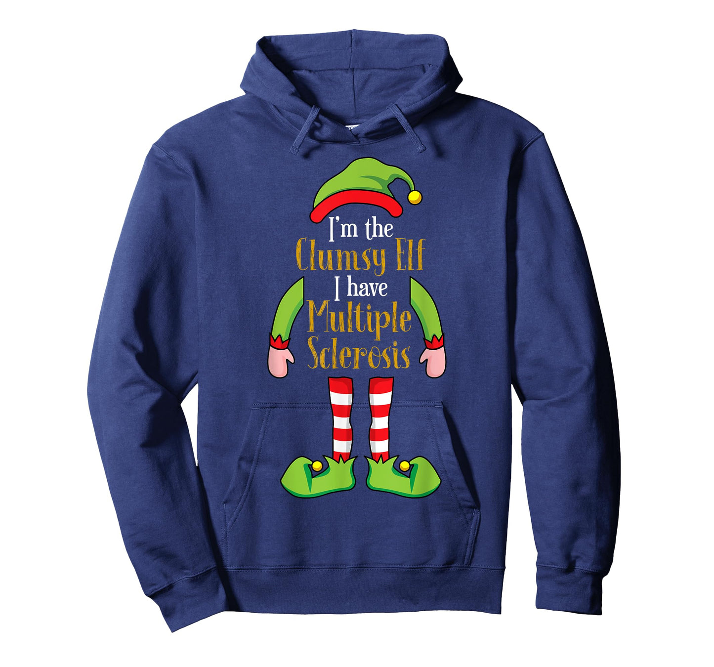 I'm the Clumsy Elf Christmas Multiple Sclerosis MS Tshirts