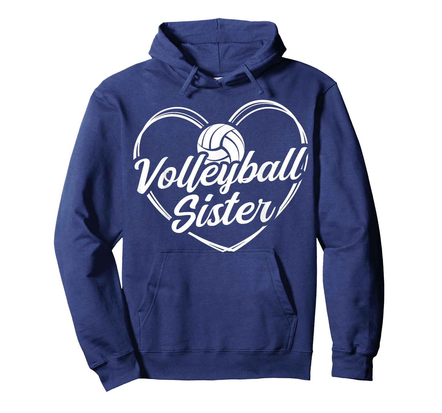 Heart Volleyball Sister T-Shirt