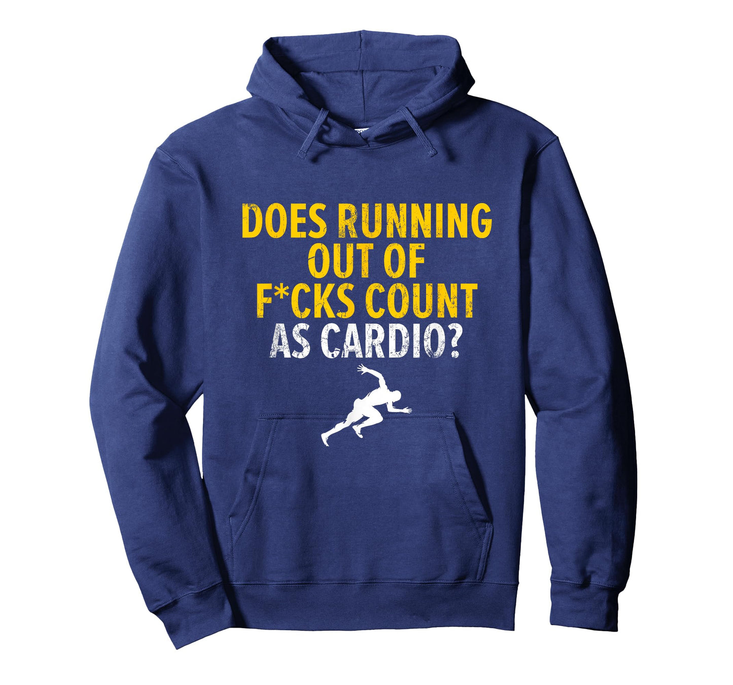 Does Running Out Of Fucks Count As Cardio Sarcastic Saying T-Shirt