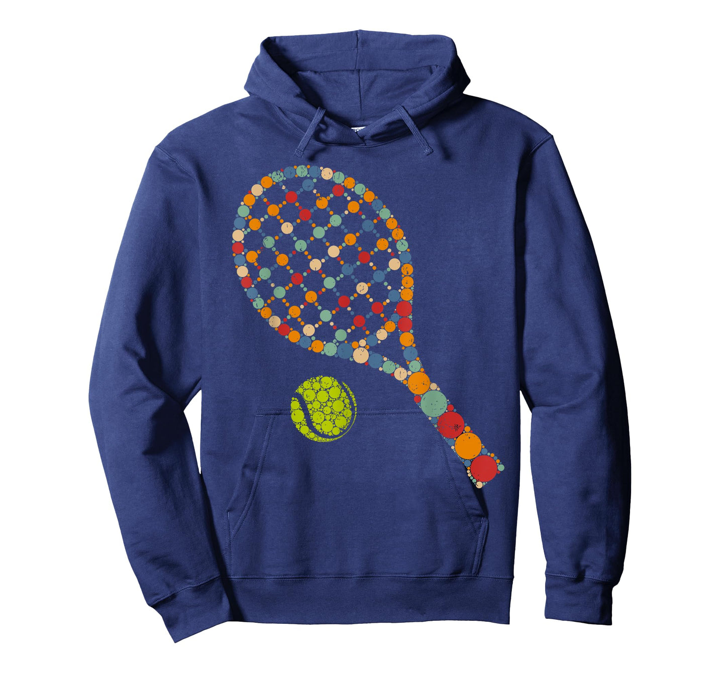 Retro Tennis Player & Ball With Polka Dots Happy Dot Day Boy T-Shirt