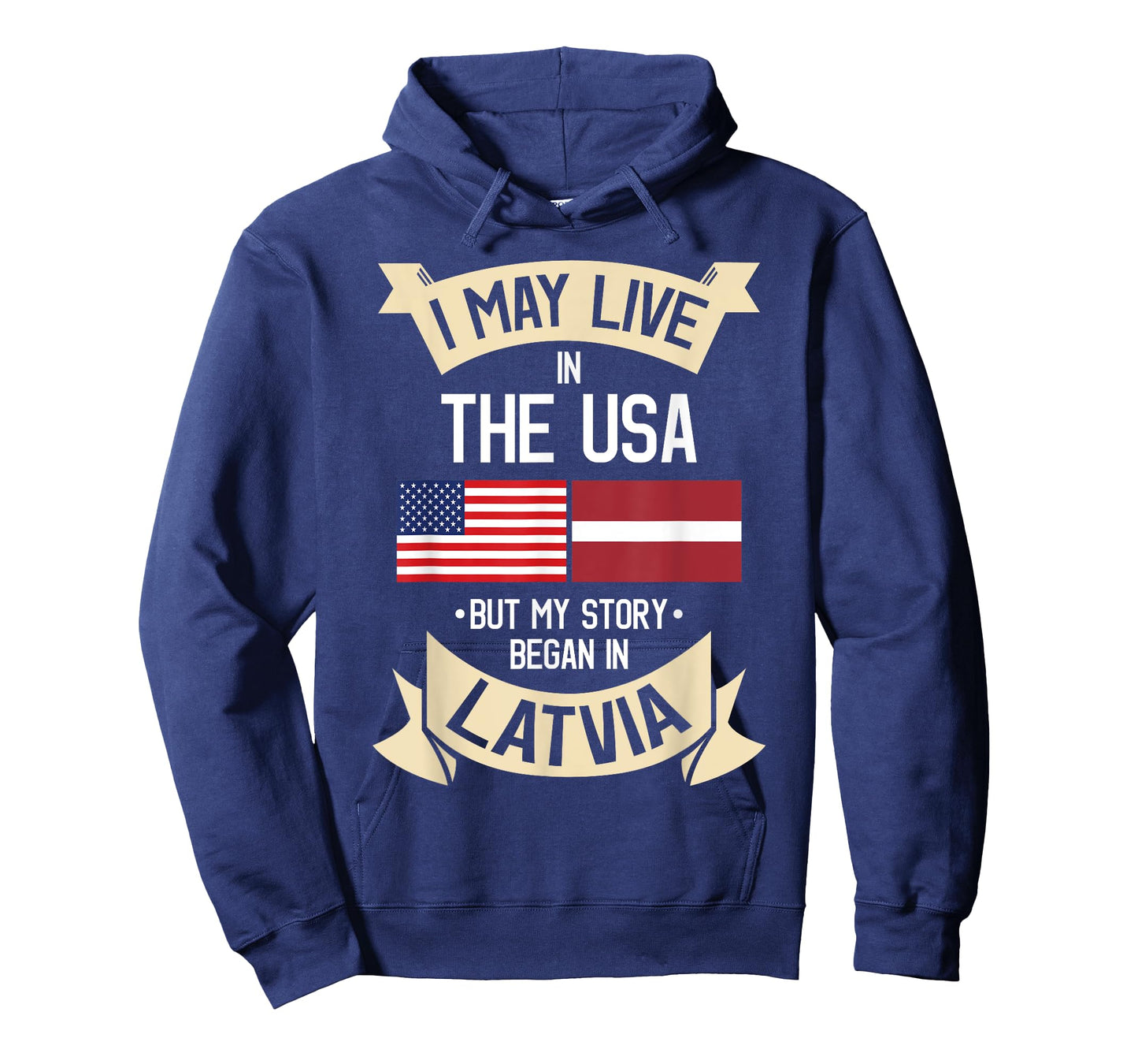 Latvia American Flag USA Latvian Roots Gifts T-Shirt
