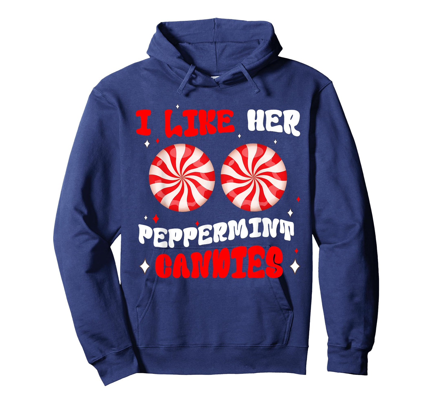 Couples Matching Christmas I Like Her Peppermint Candies T-Shirt