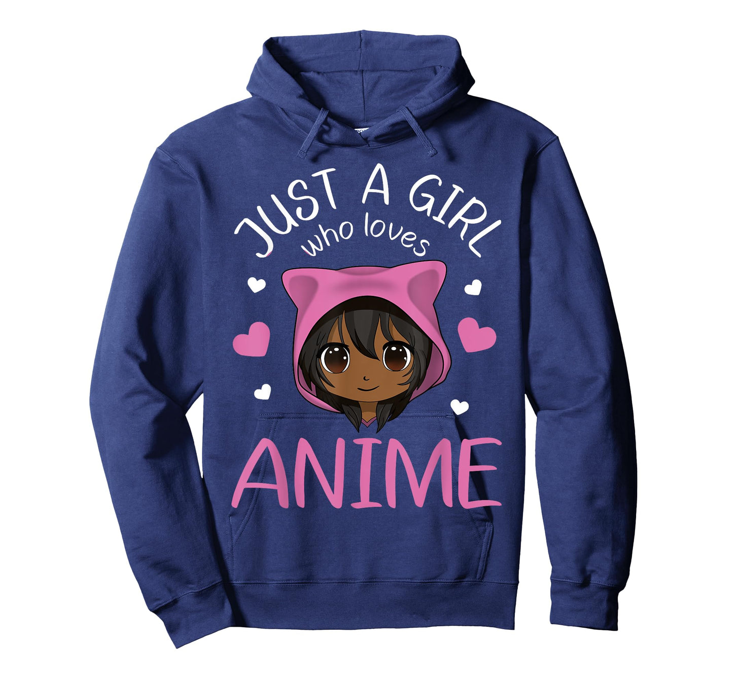 Just a Girl who Loves Anime African American T-Shirt Small
