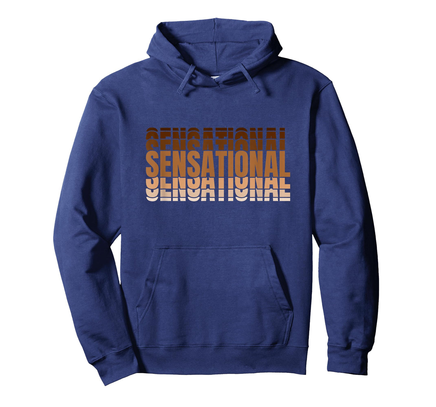 Brown Sensational Brown Color Graphic T-Shirt