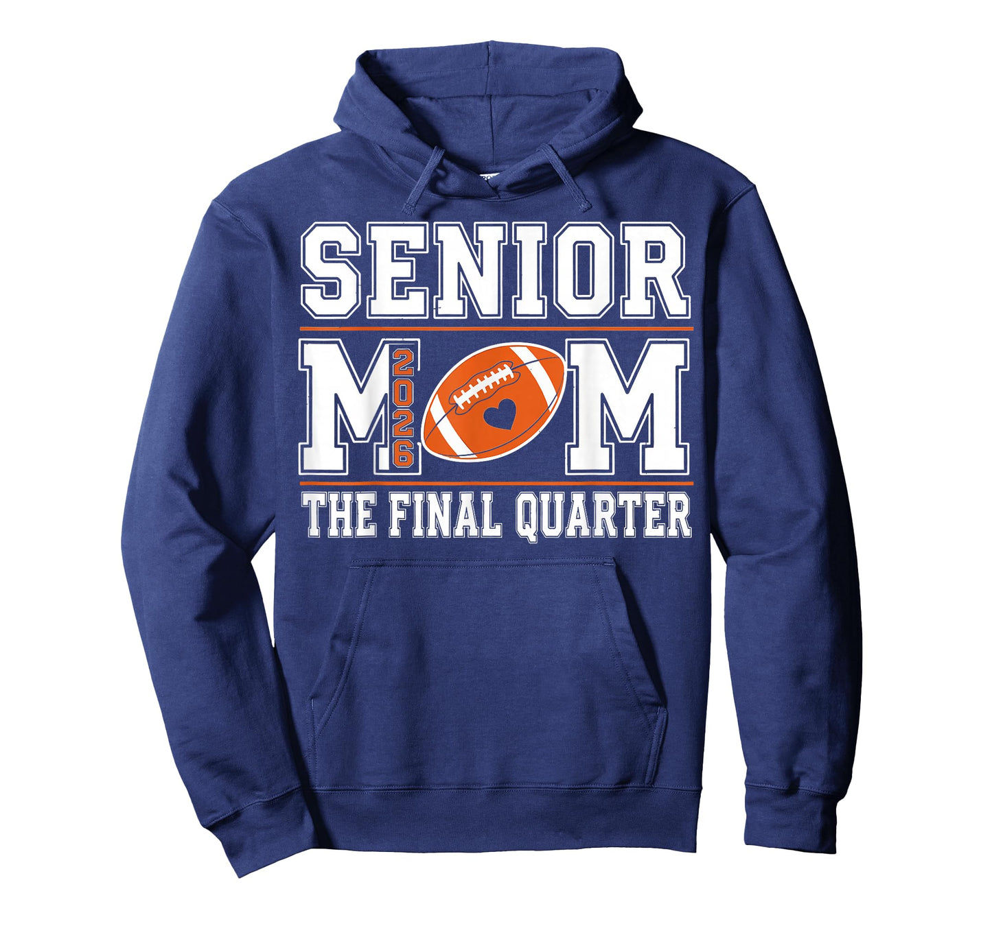 Senior Football Mom Class of 2026 Game Day Football T-Shirt