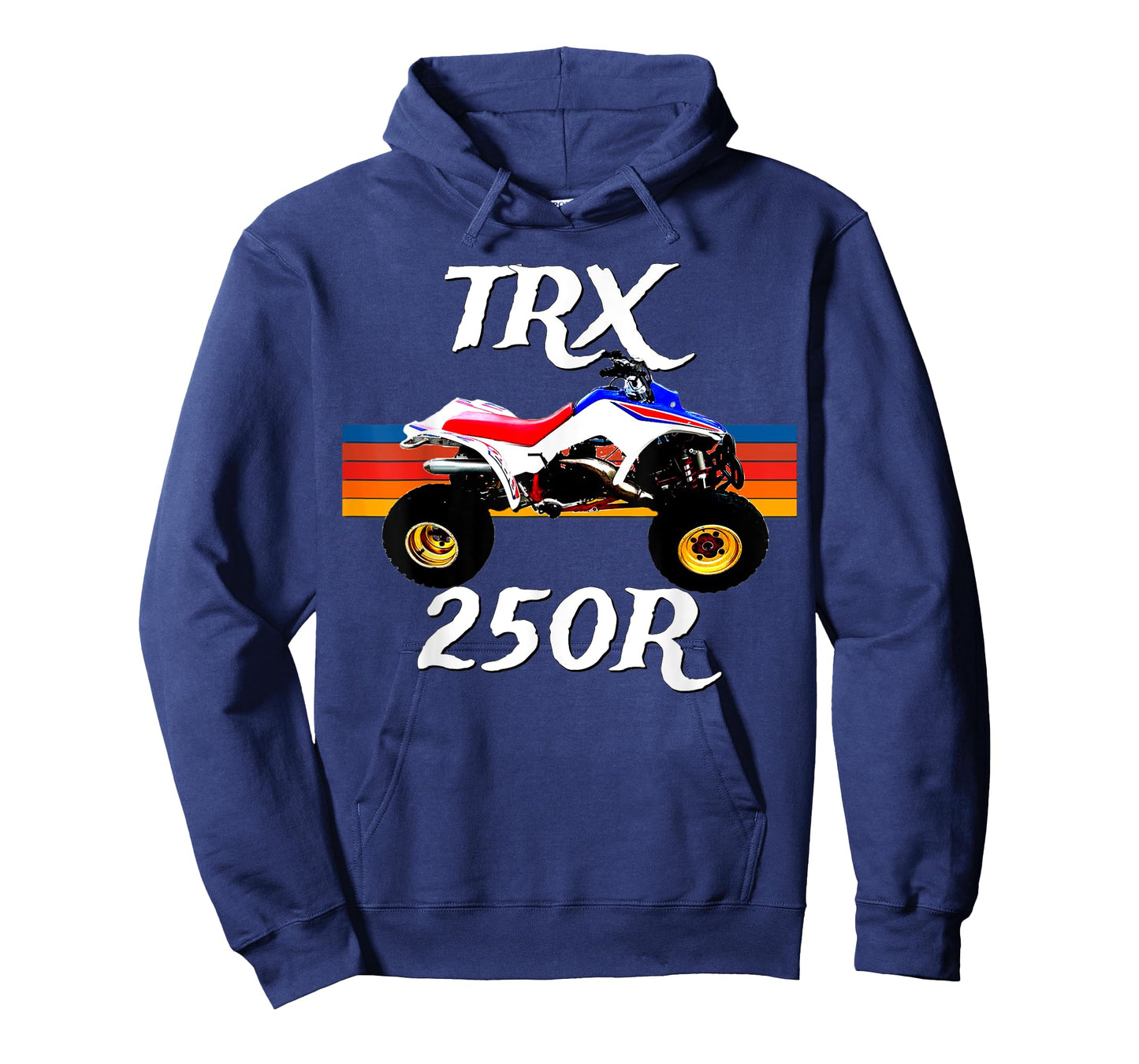 1986 Vintage Retro Four Wheeler ATV ATC TRX 250R T-Shirt, Small, Black