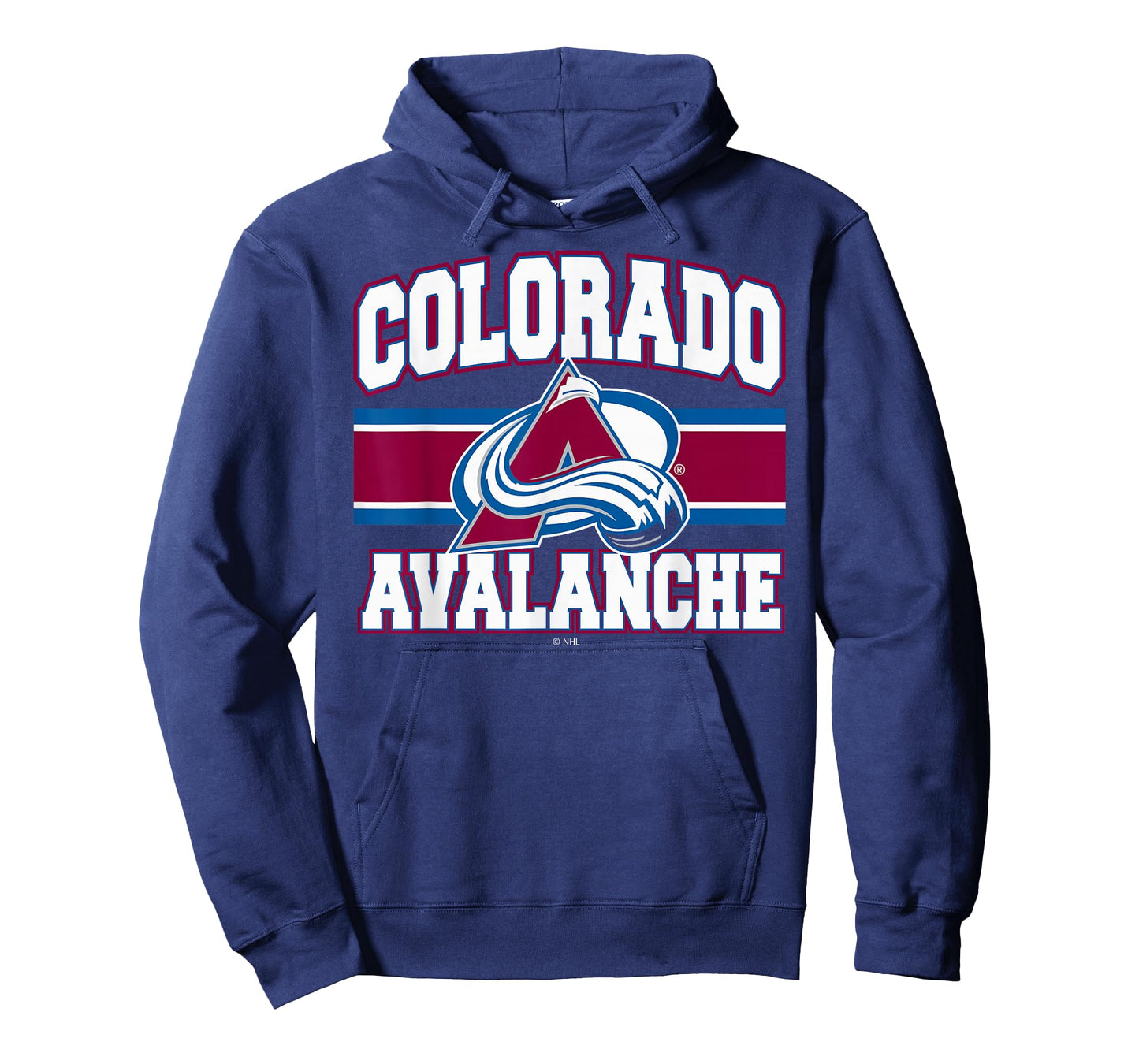 Colorado Avalanche Stripe Black Officially Licensed T-Shirt