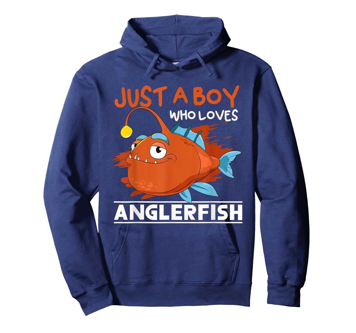 Just A Boy Who Loves Angler Fish Fishing Funny Anglerfish T-Shirt