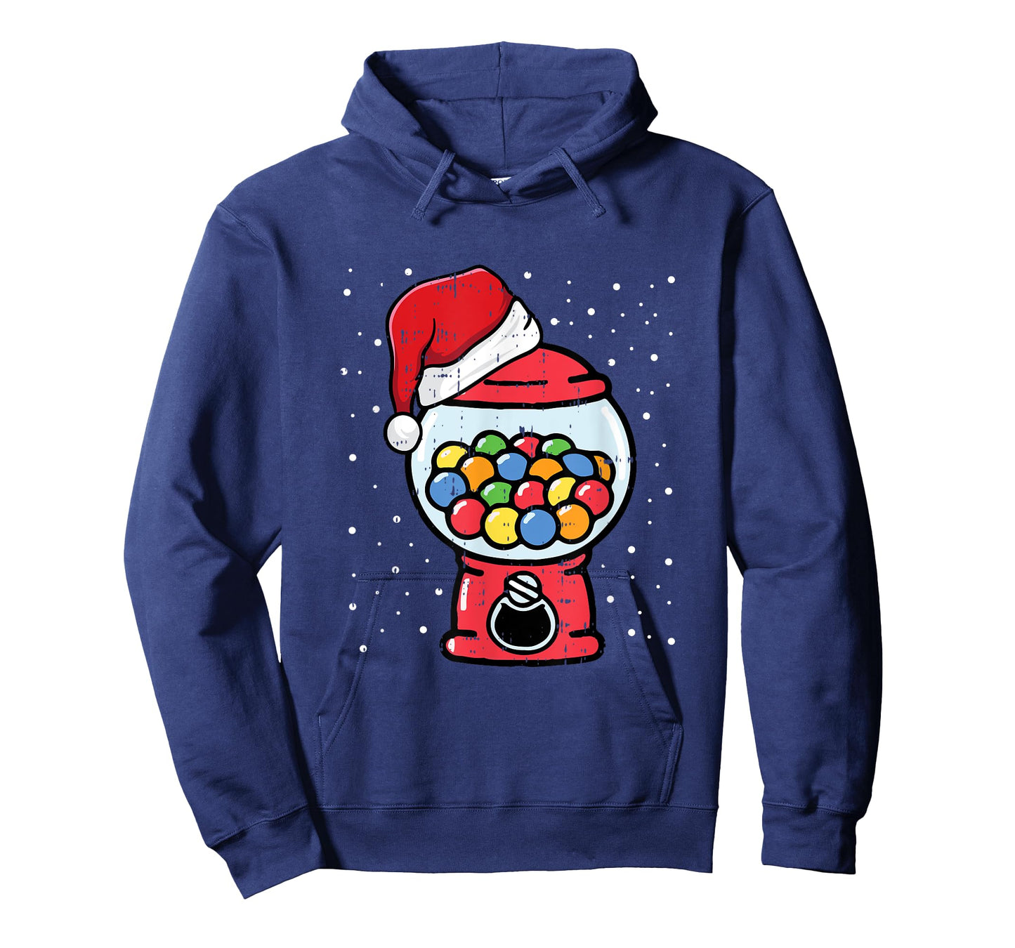 Gumball Machine Santa Hat Christmas Pajama X-mas Candy Gum T-Shirt