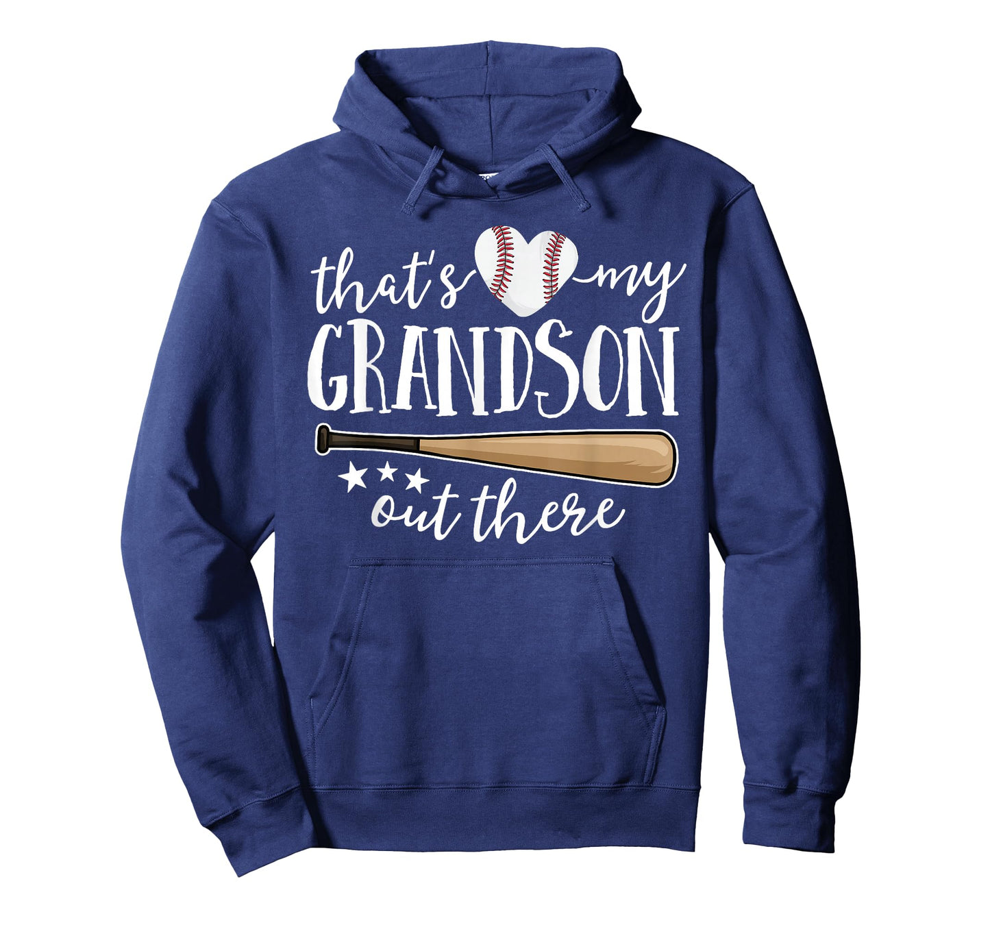 That's My Grandson Out There Gift Women Baseball Grandma T-Shirt