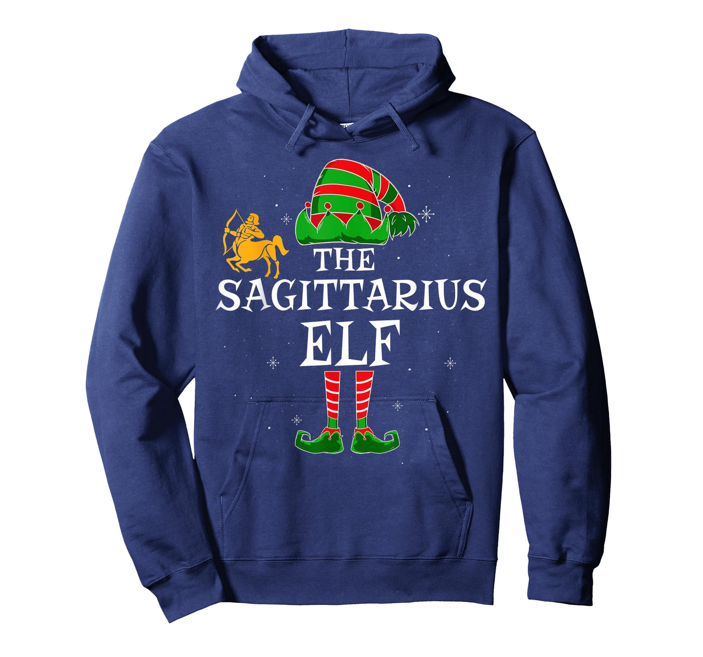 Sagittarius Elf Group Matching Family Christmas Zodiac Sign T-Shirt