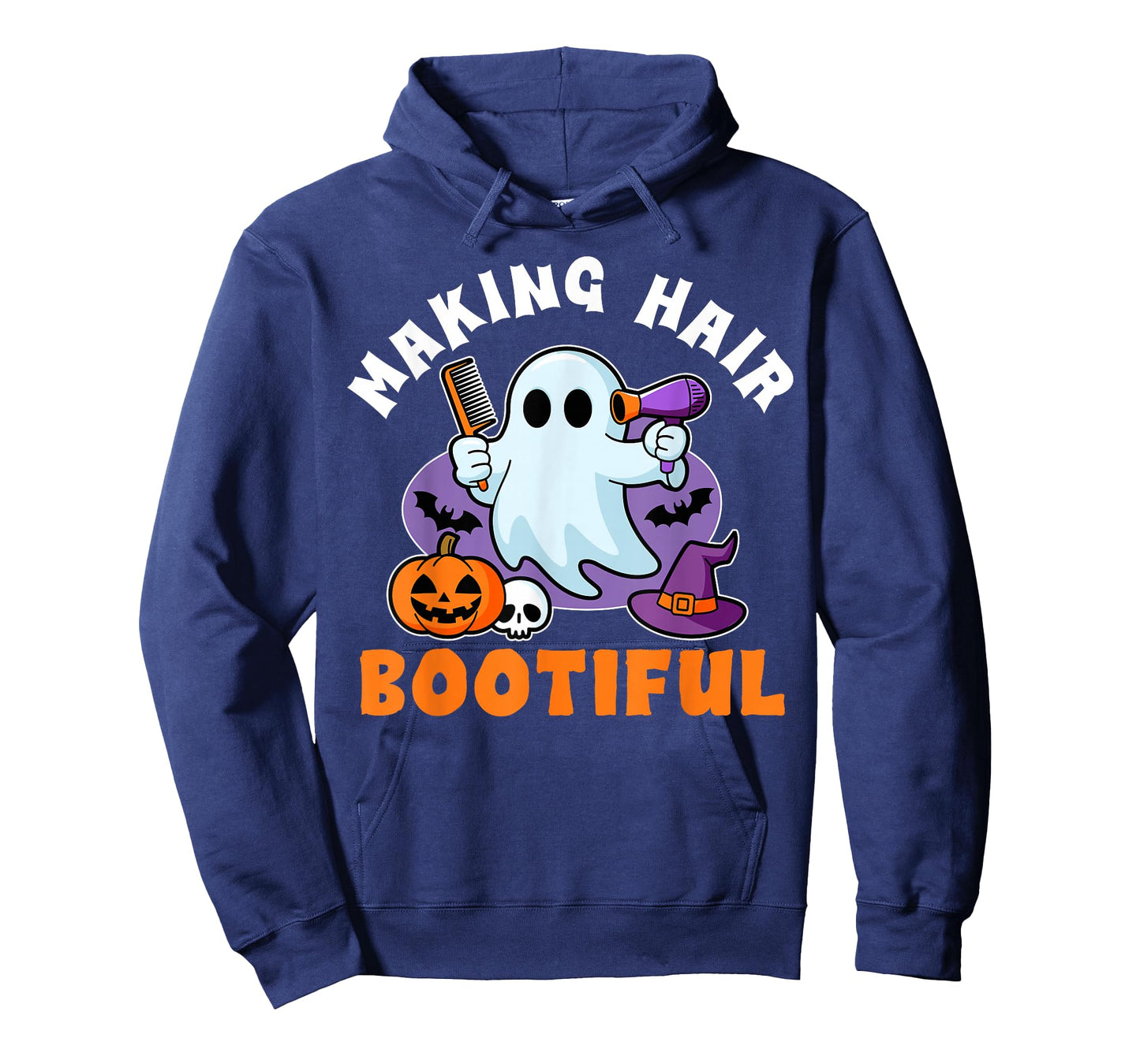 Making Hair Bootiful Funny Scary Ghost Hairdresser Halloween T-Shirt