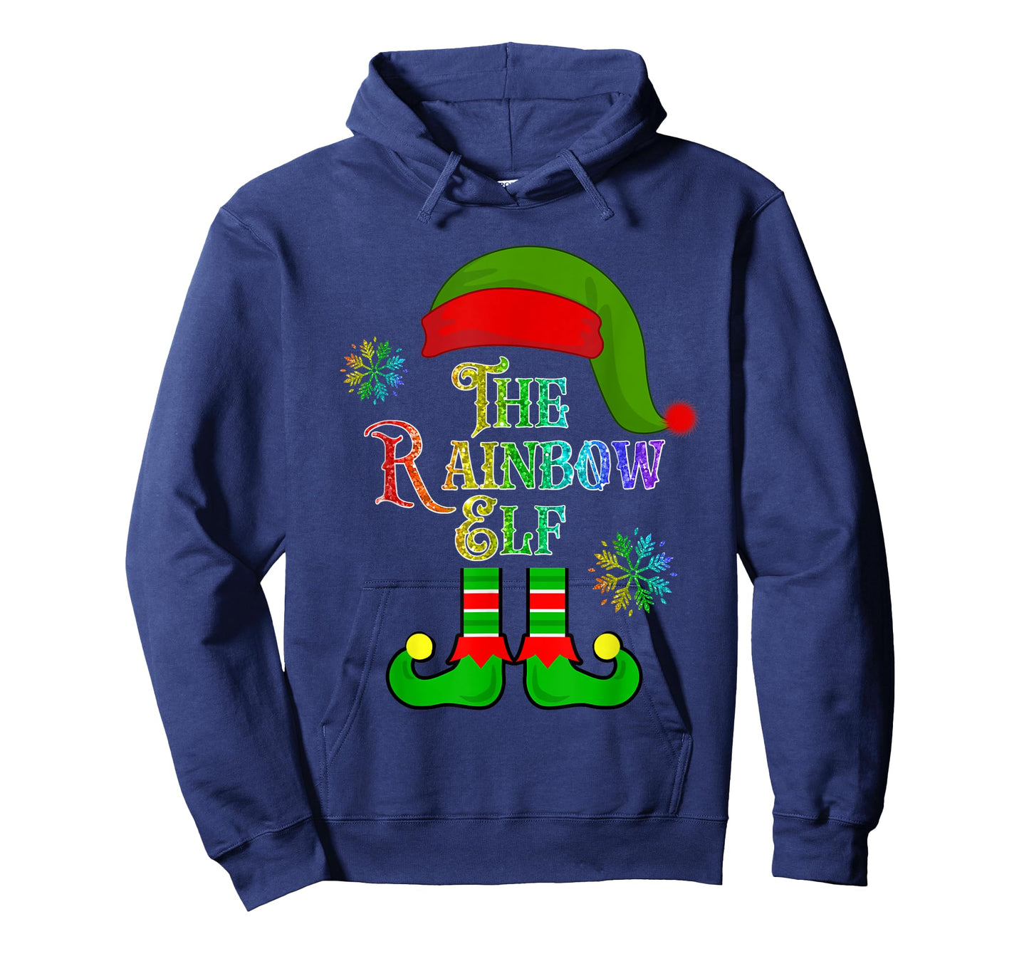The Rainbow Elf LGBTQ+ Christmas Elf Tee T-Shirt