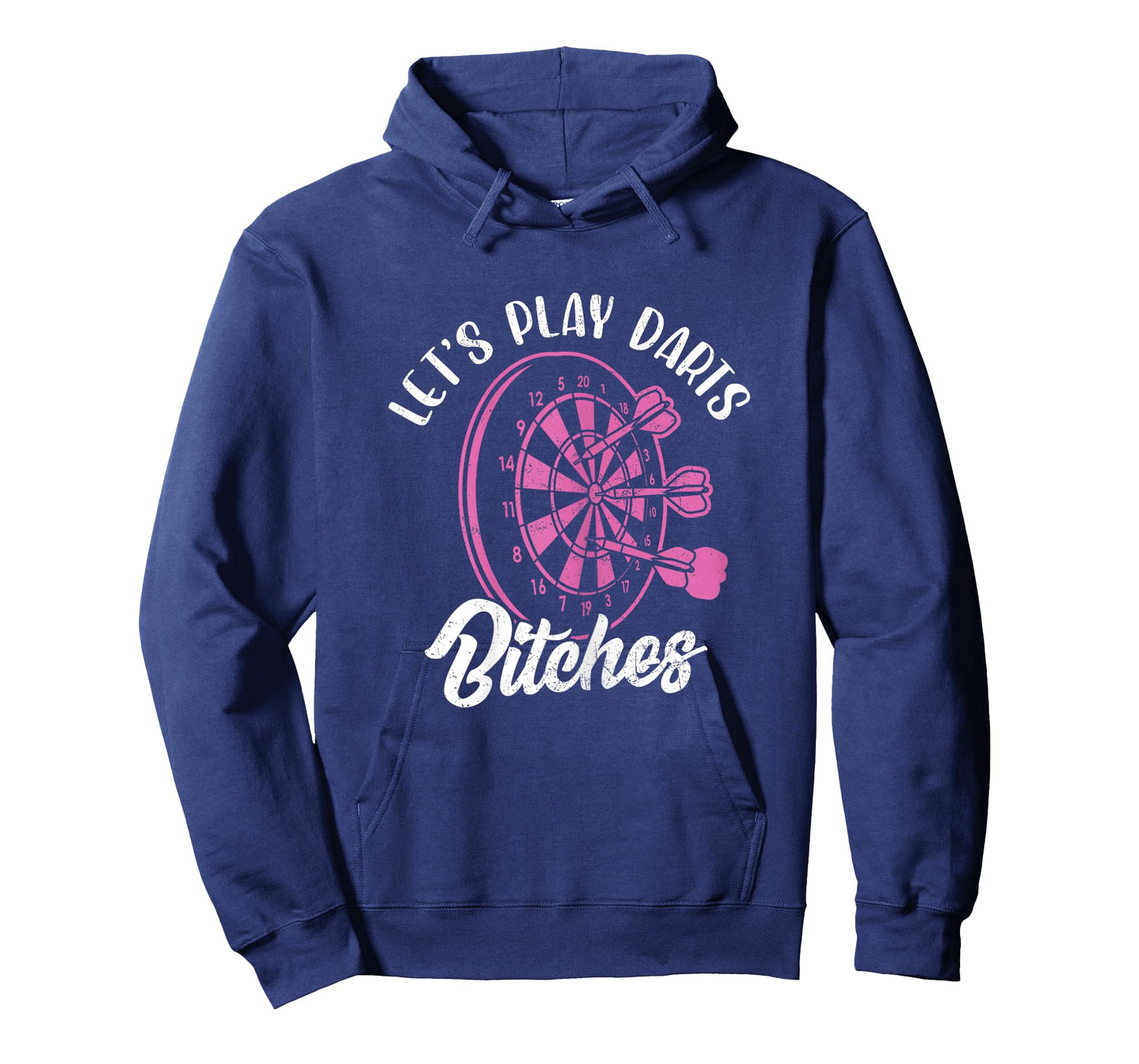 Let's Play Darts Bitches Dartboard Dart Player Women Grunge T-Shirt