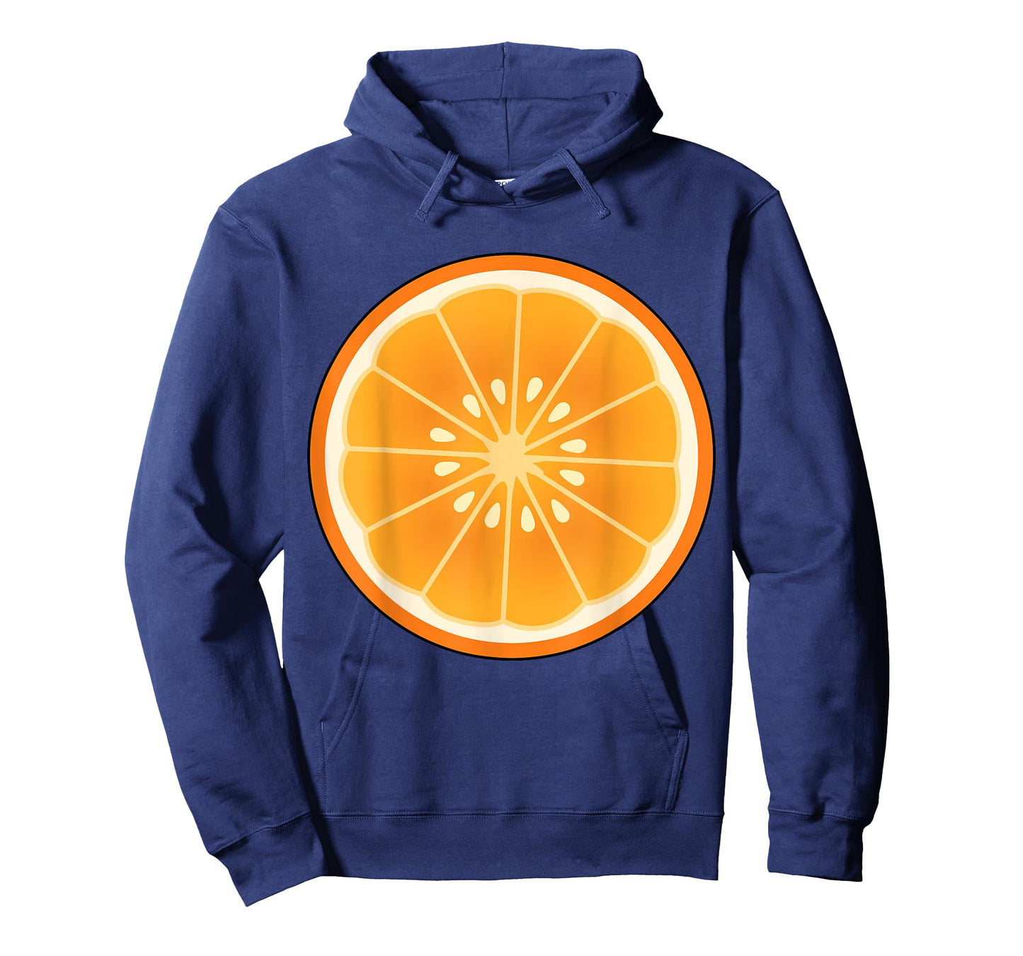 Big Orange Sliced Costume Cute Easy Fruit Halloween Gift T-Shirt