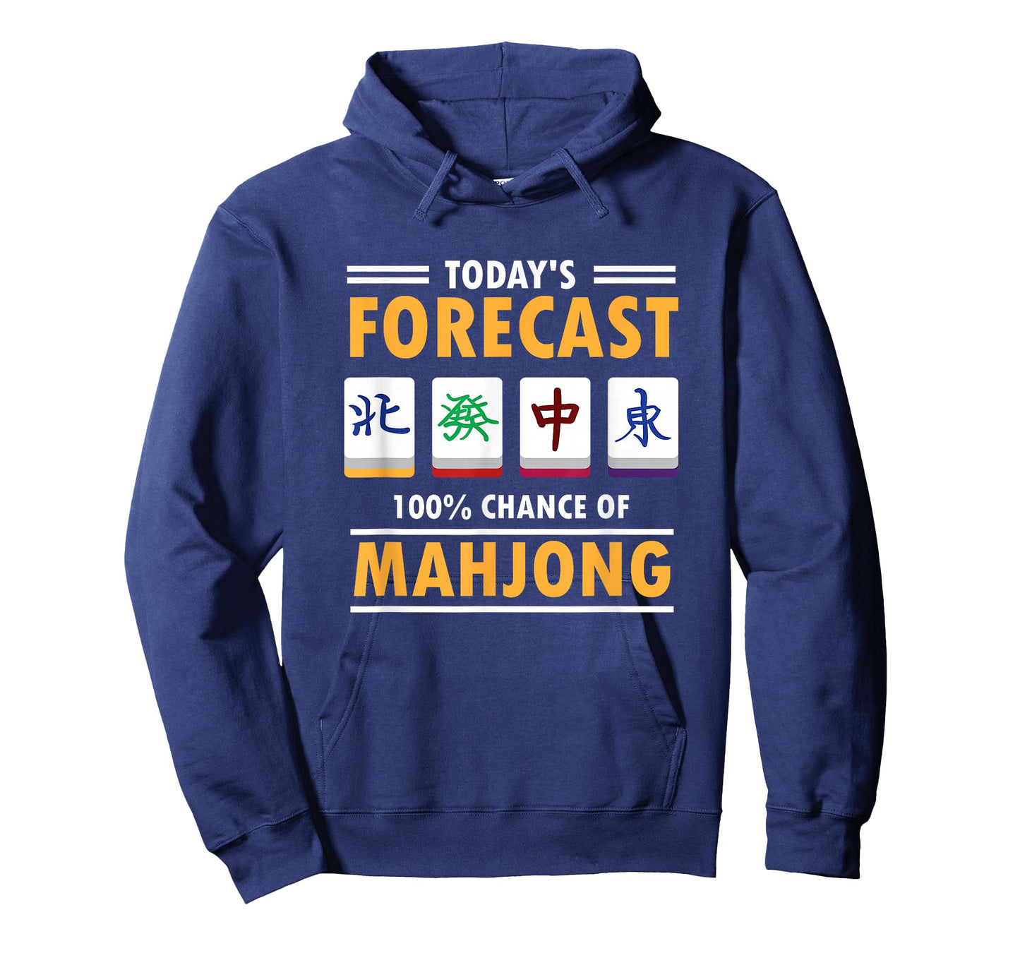 Mah Jong 100% de chances de reussite Tees & Gifts Unisex-Adults Black Small Classic Fit Crew Neck Short Sleeve T-Shirt