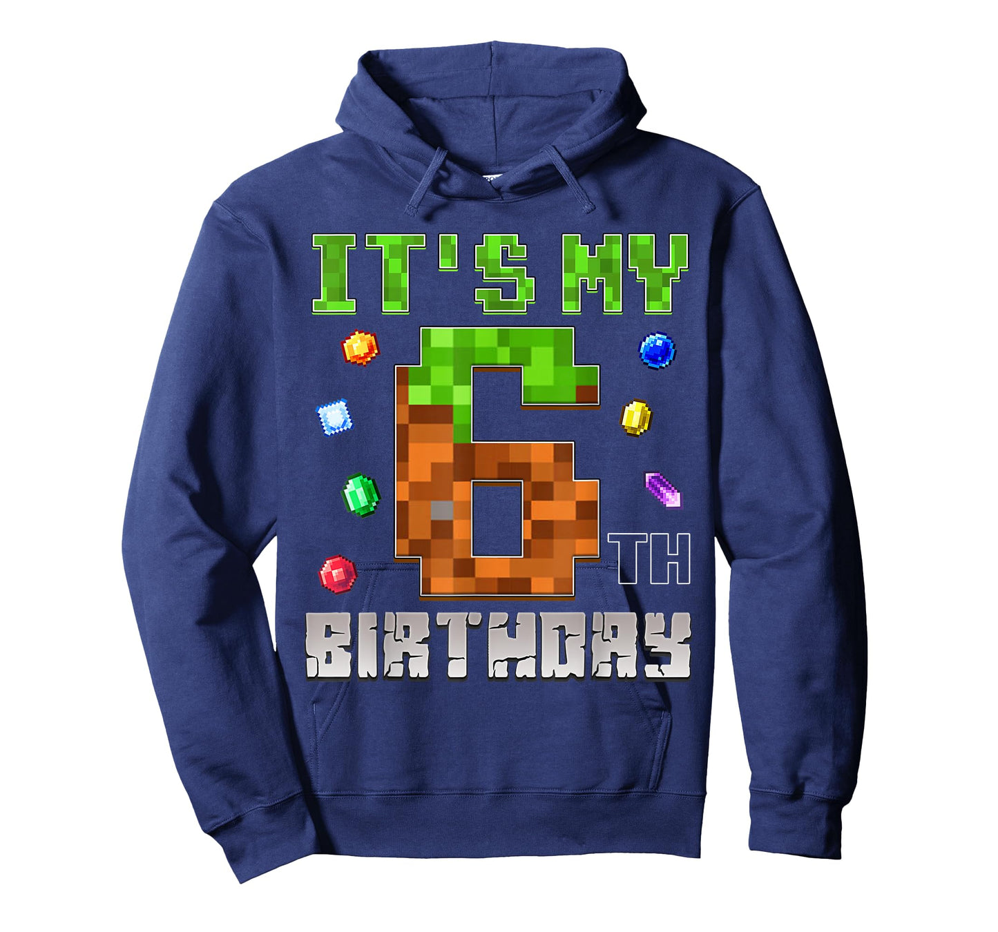 Birthday Boy Shirt It's My 6th Birthday Video Game Pixel T-Shirt