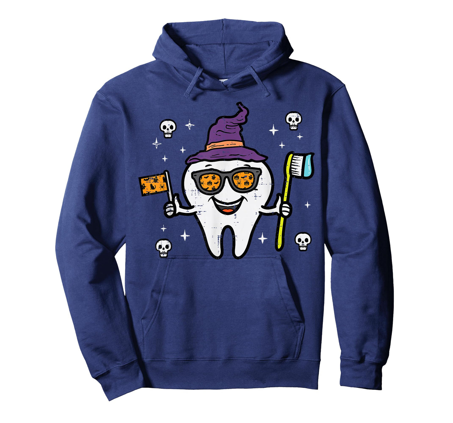 Halloween Dentist Tooth Teeth Dental Costume Women Men Kids T-Shirt