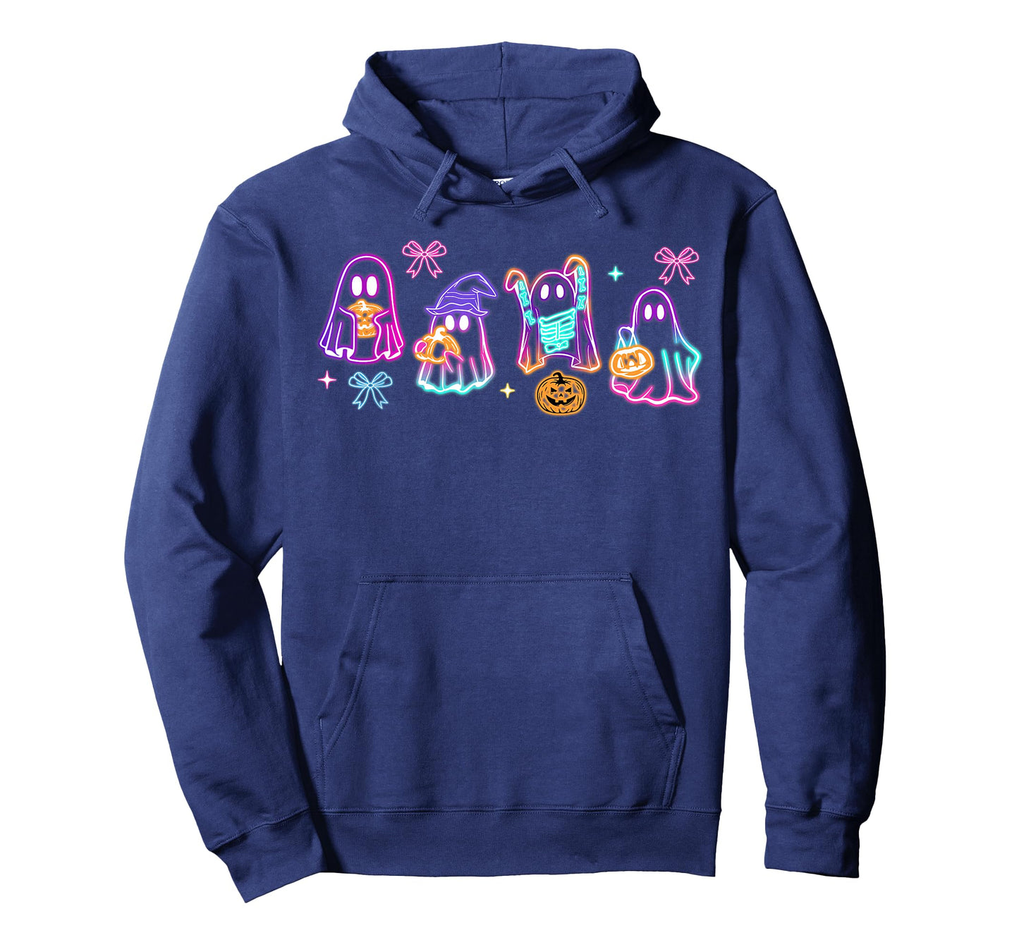 Funny Spooky Season Cute Boo Ghost Glow In Halloween Night T-Shirt