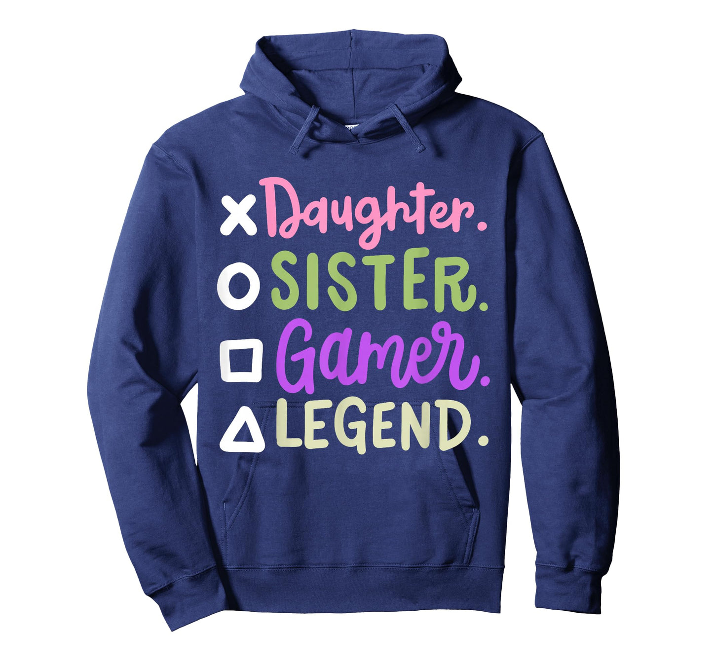 Daughter Sister Gamer Legend Video Gaming Women Girls Teens T-Shirt