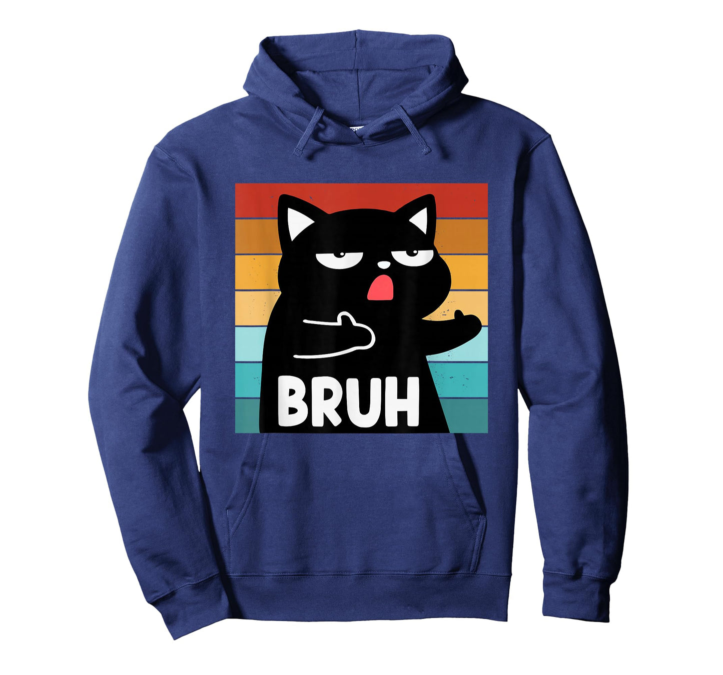 Funny Meme Saying Bruh Cat Boys Girls Teens Men Women T-Shirt