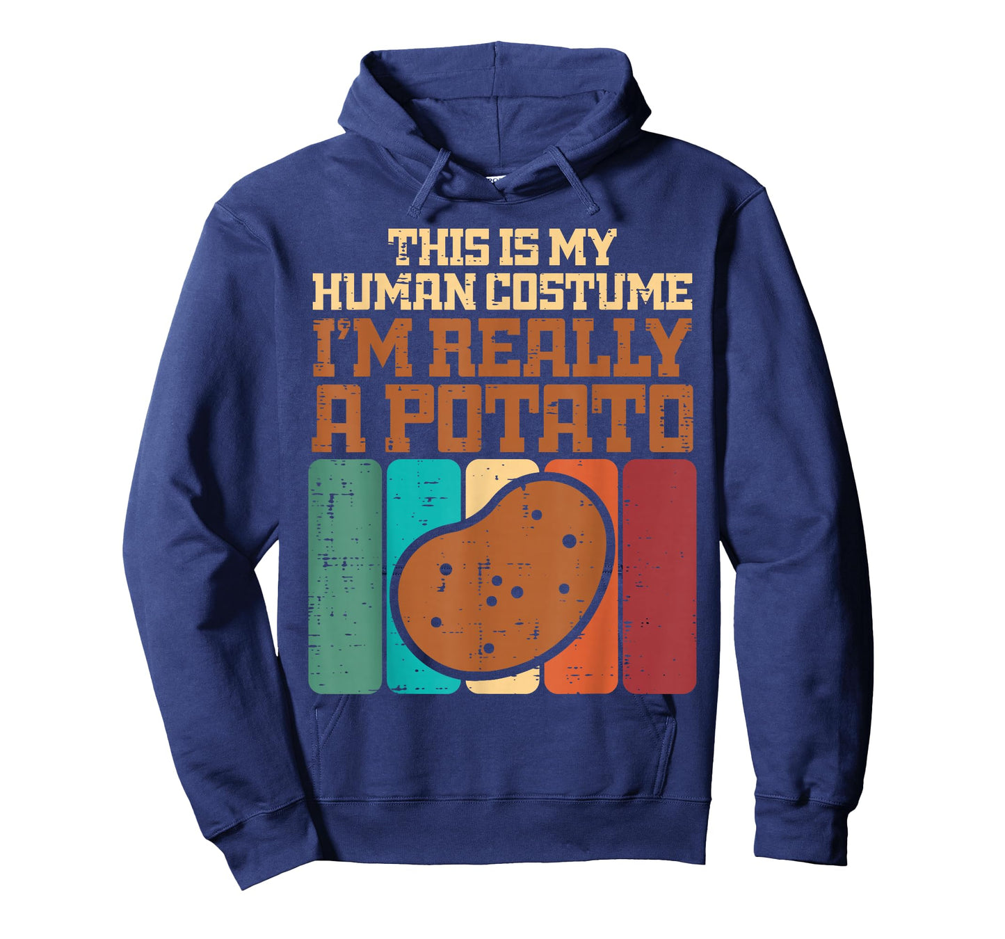 My Human Costume Im A Potato Funny Halloween Men Women Kids T-Shirt